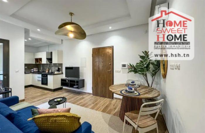 La Soukra&nbsp;Chotrana 1&nbsp;Location&nbsp;Appart. 2 pi�ces&nbsp;Appart s1 meubl� mardin � chotrana