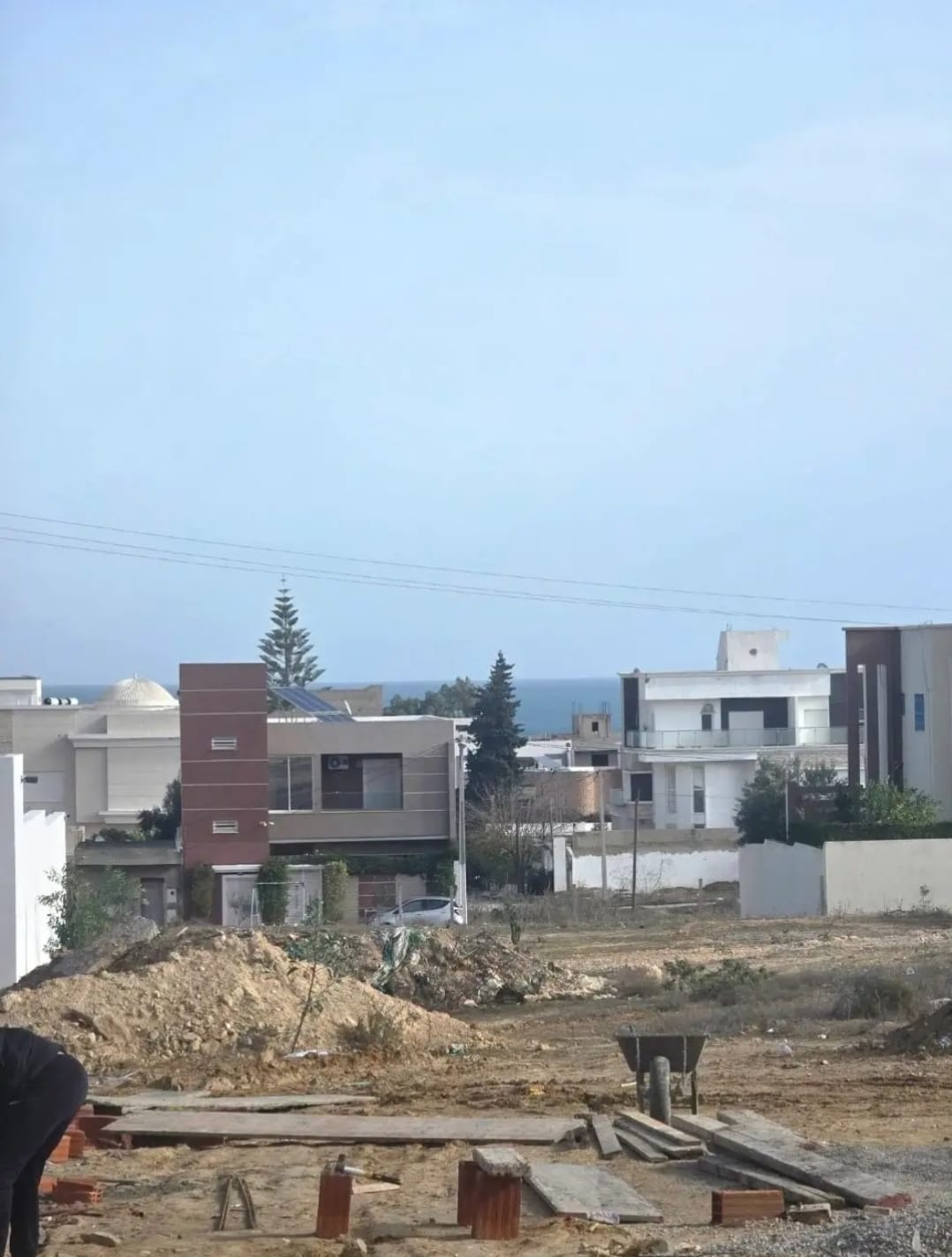 Akouda&nbsp;Chatt Meriem&nbsp;Vente&nbsp;Surfaces&nbsp;Terrain constructible  248 m et 298 m chatt mariem