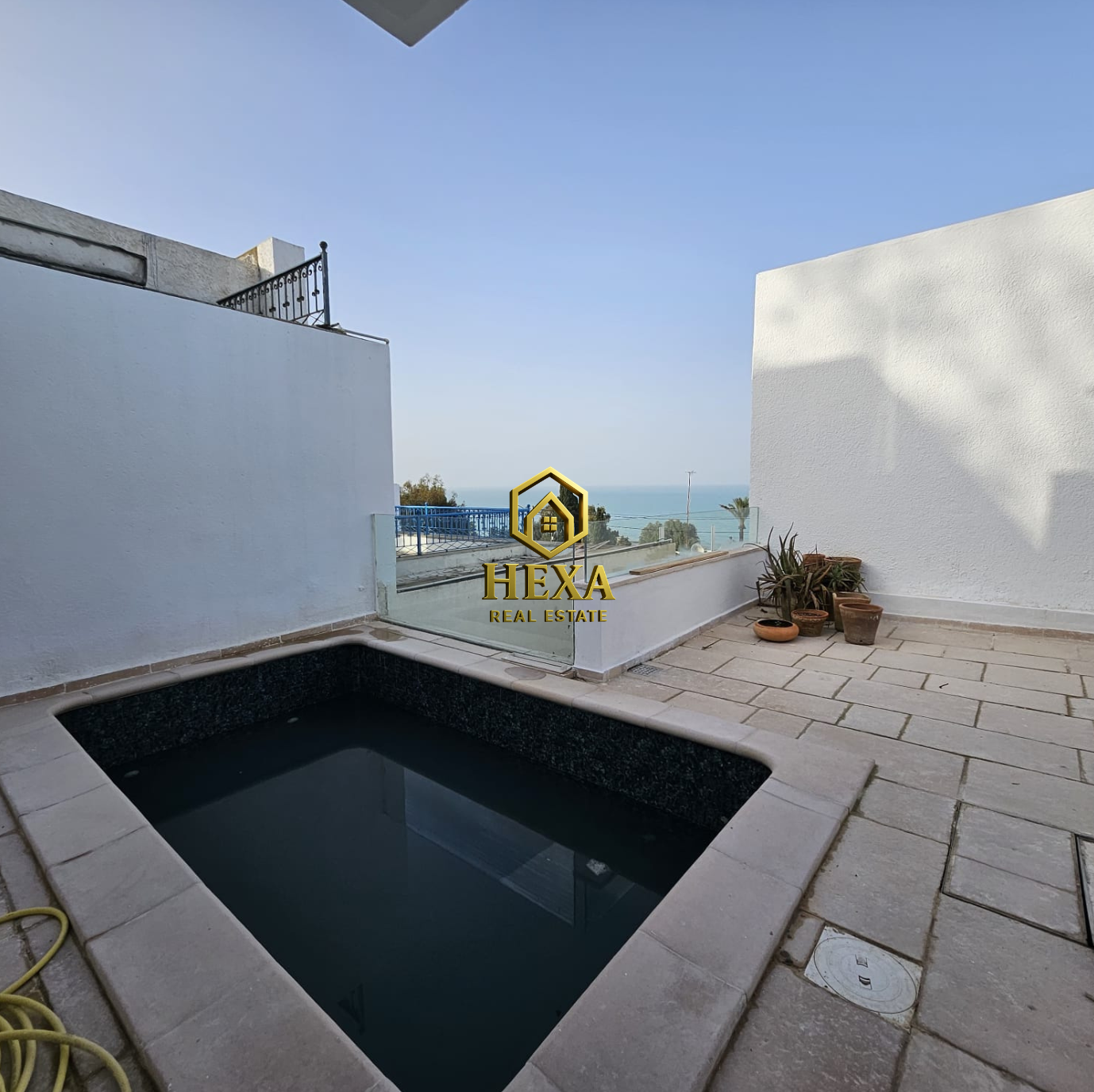 La Marsa&nbsp;Marsa Ennassim&nbsp;Location&nbsp;Duplex&nbsp;Duplex s3 vue mer avec piscine � la marsa