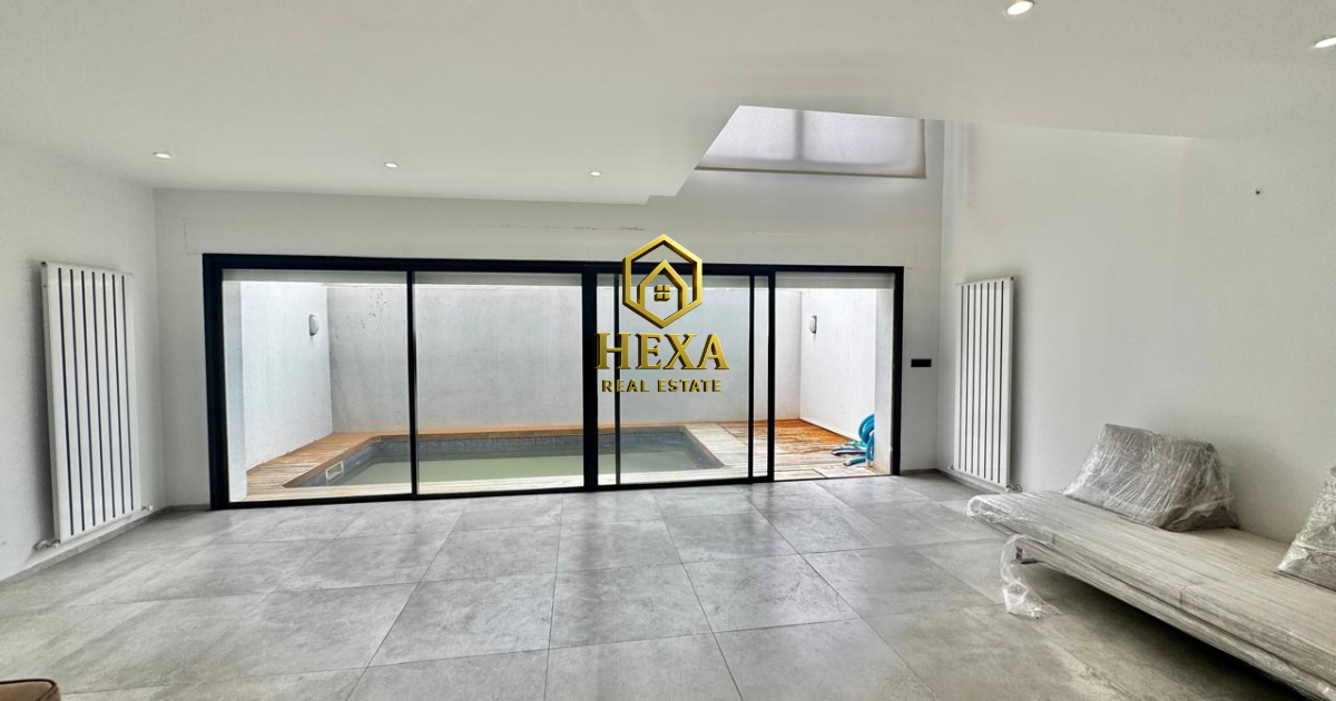 La Marsa&nbsp;Gammart&nbsp;Location&nbsp;Maisons&nbsp;Trilpex s4 avec piscine � gammarth