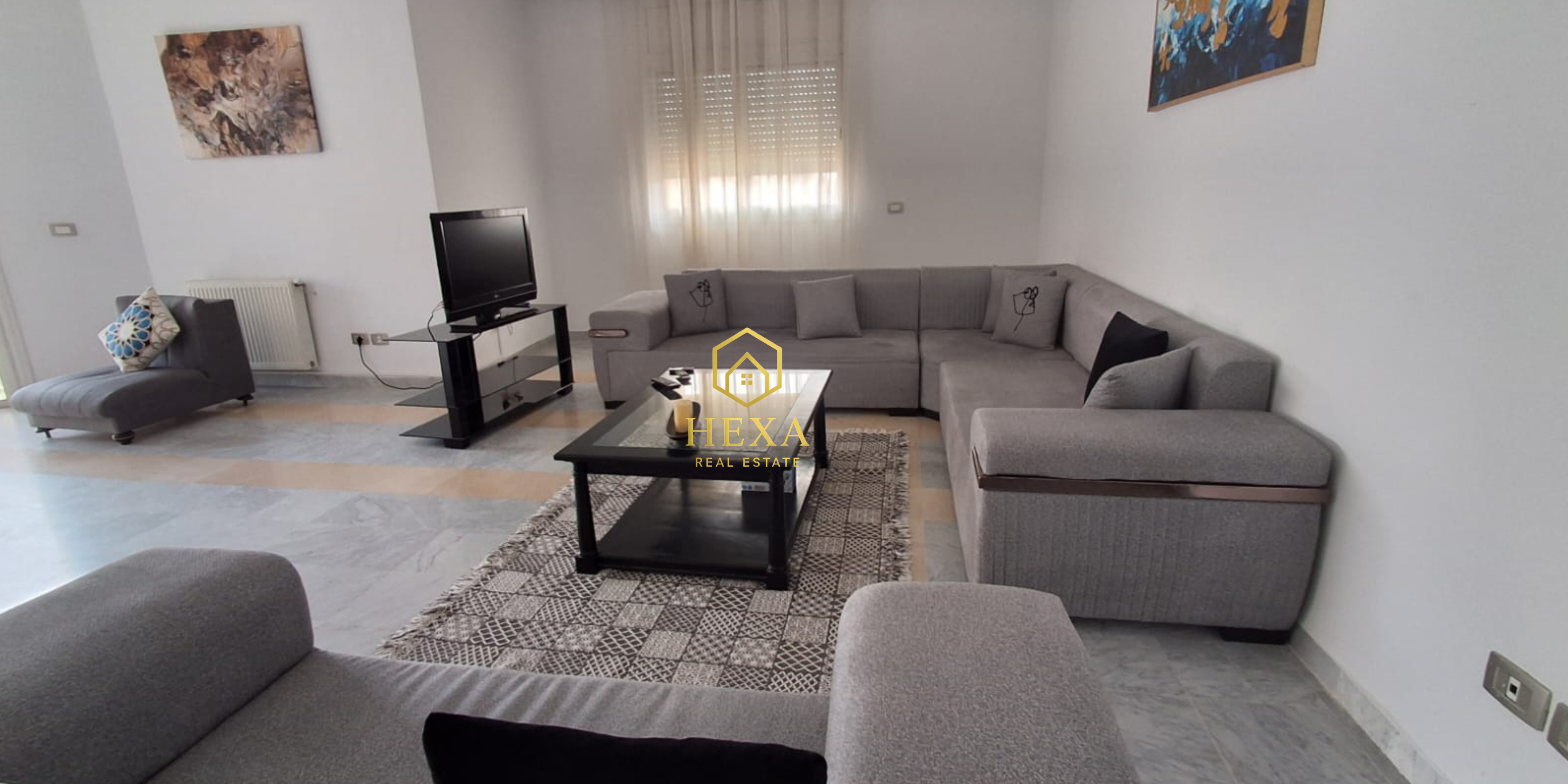 Ain Zaghouan&nbsp;Jardins de Carthage&nbsp;Location&nbsp;Appart. 3 pi�ces&nbsp;Appartement s2 meubl� aux jardins de carthage