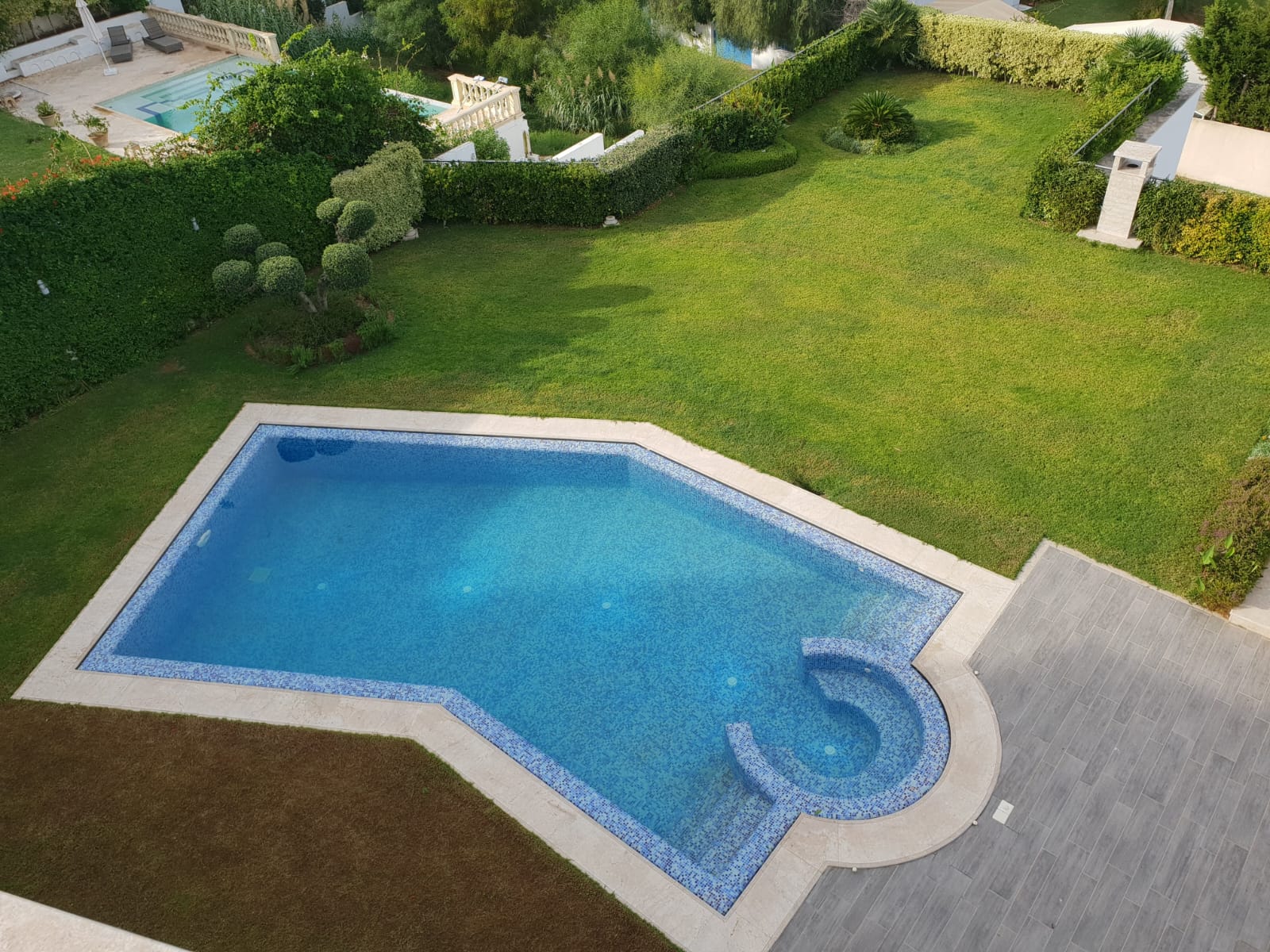 La Marsa&nbsp;Gammart&nbsp;Location&nbsp;Maisons&nbsp;Villa s4 avec piscine et vue d�gag�e � gammarth