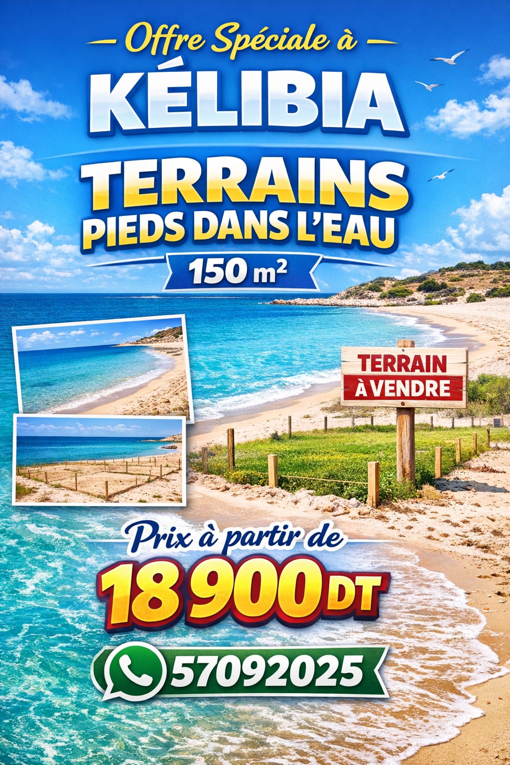 Kelibia&nbsp;Kelibia&nbsp;Terrain&nbsp;Terrain nu&nbsp;Offre � kelibia