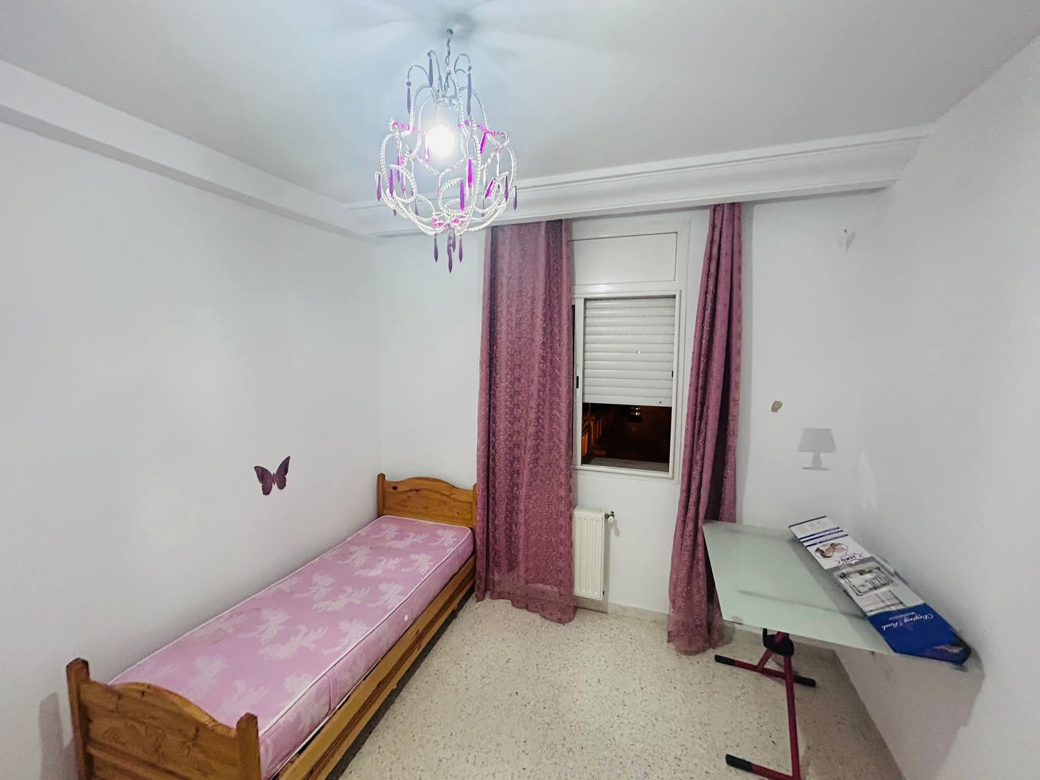 La Marsa&nbsp;Cite El Khalil&nbsp;Location&nbsp;Appart. 3 pi�ces&nbsp;Chambre indiv pour fille