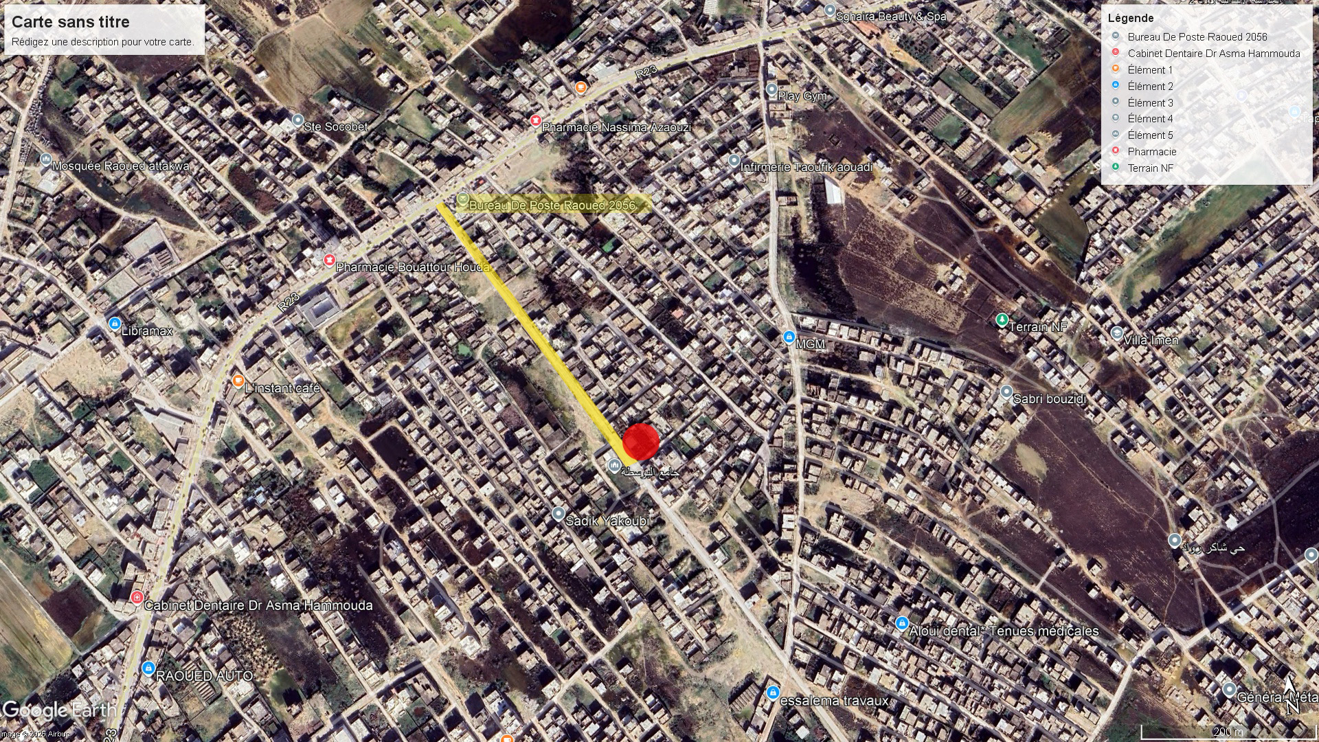 Raoued&nbsp;Cite Chaker&nbsp;Terrain&nbsp;Terrain nu&nbsp;Lot de terrain cl�tur� situ� � raoued