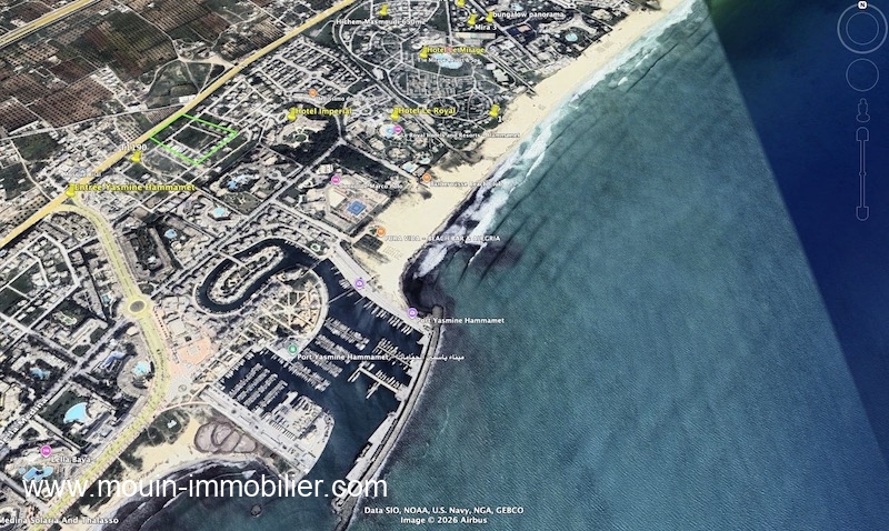 Hammamet&nbsp;Hammamet&nbsp;Terrain&nbsp;Terrain nu&nbsp;Terrain du golf t1229 yasmine hammamet