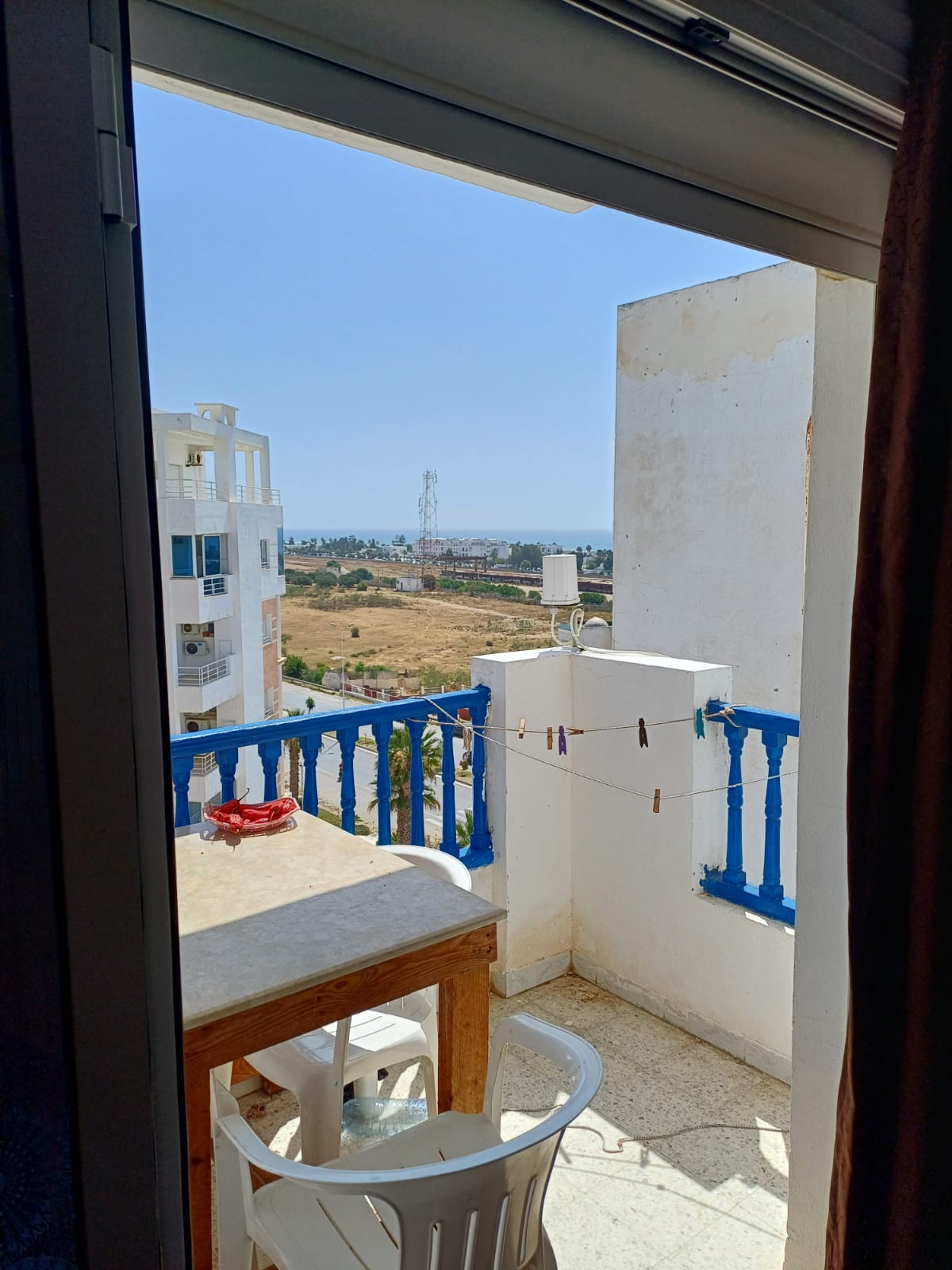 Hammamet&nbsp;Cite Afh&nbsp;Location vacances&nbsp;Appart. 3 pi�ces&nbsp;Vue mer et montagne