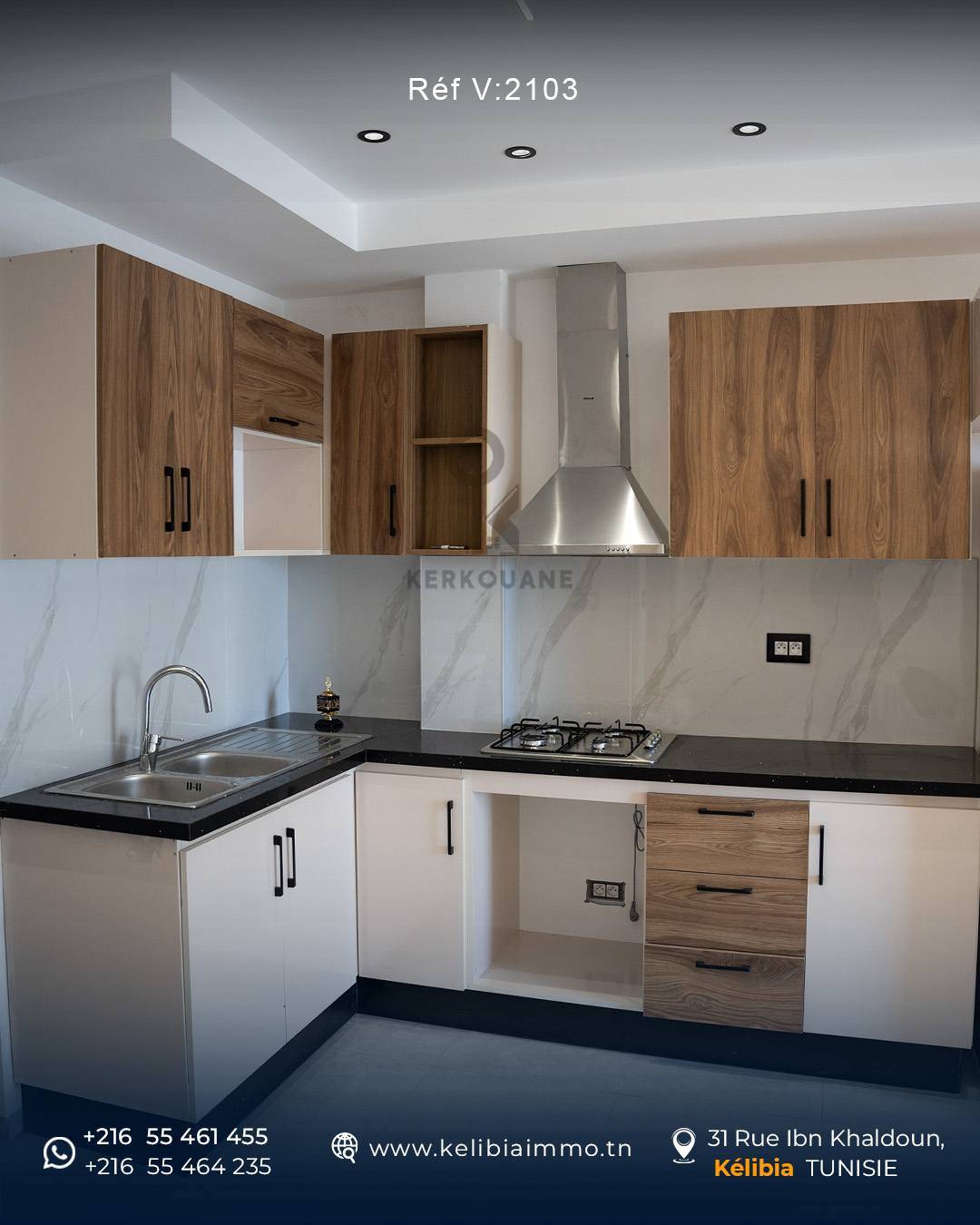 Hammam El Ghezaz&nbsp;Hammam El Ghezaz&nbsp;Vente&nbsp;Appart. 3 pi�ces&nbsp;Appartement meubl� � 150 m�tres de la plage