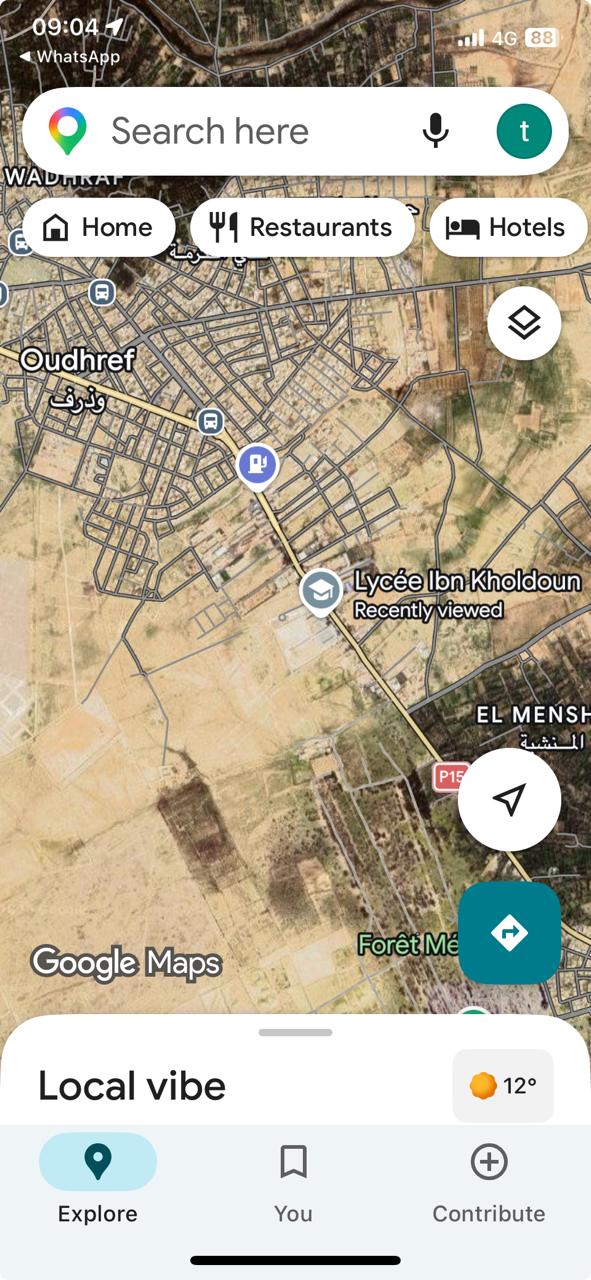 El Metouia&nbsp;Oudhref&nbsp;Terrain&nbsp;Terrain nu&nbsp;Terrain emplacement agr�able