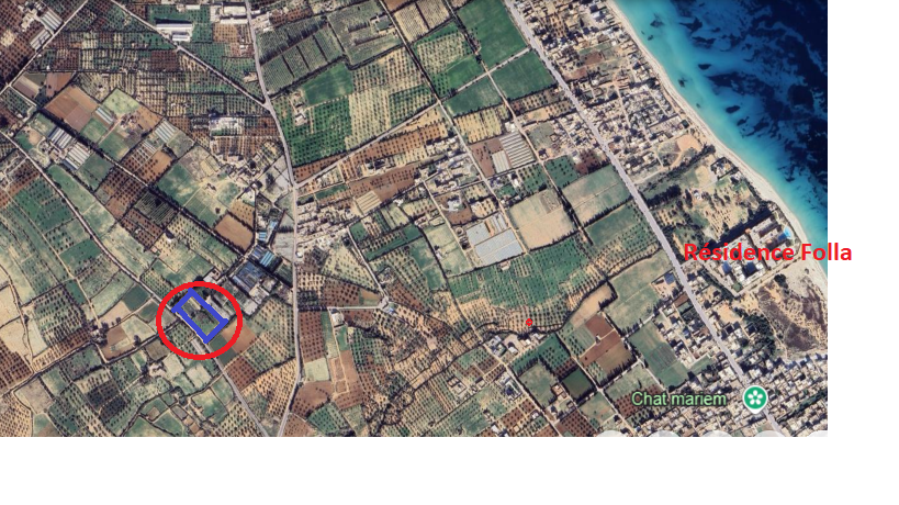 Akouda&nbsp;Chatt Meriem&nbsp;Terrain&nbsp;Terrain agricole&nbsp;Terrain � chat mariem dans un tr�s bon emplacement