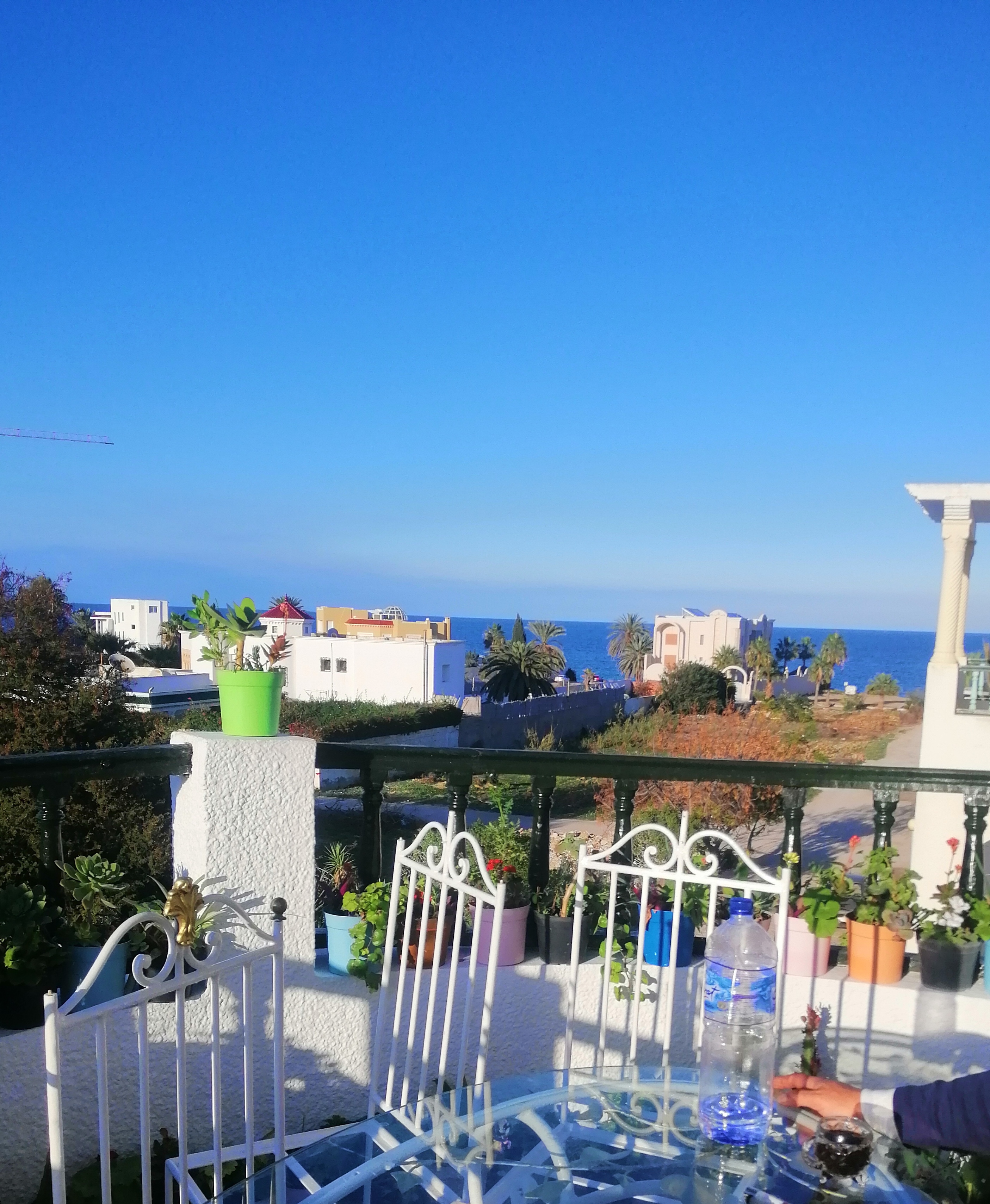 Akouda&nbsp;Chatt Meriem&nbsp;Location&nbsp;Appart. 2 pi�ces&nbsp;Appartement bien equip� vue mer