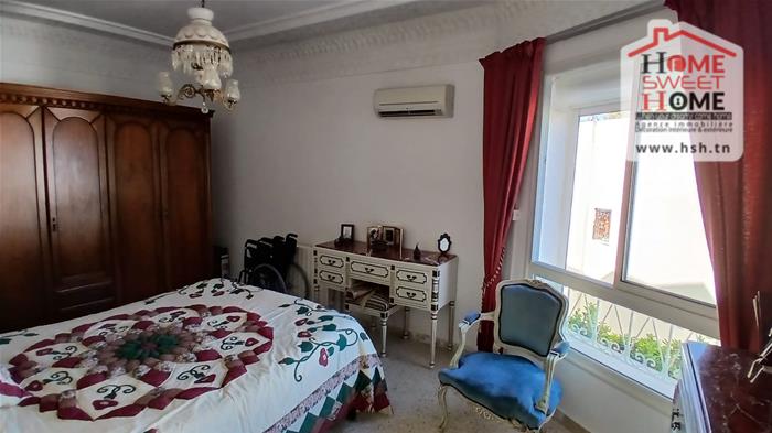 La Marsa&nbsp;Marsa Safsaf&nbsp;Location&nbsp;Appart. 4 pi�ces&nbsp;Rdc de villa s3 lagon � la marsa corniche