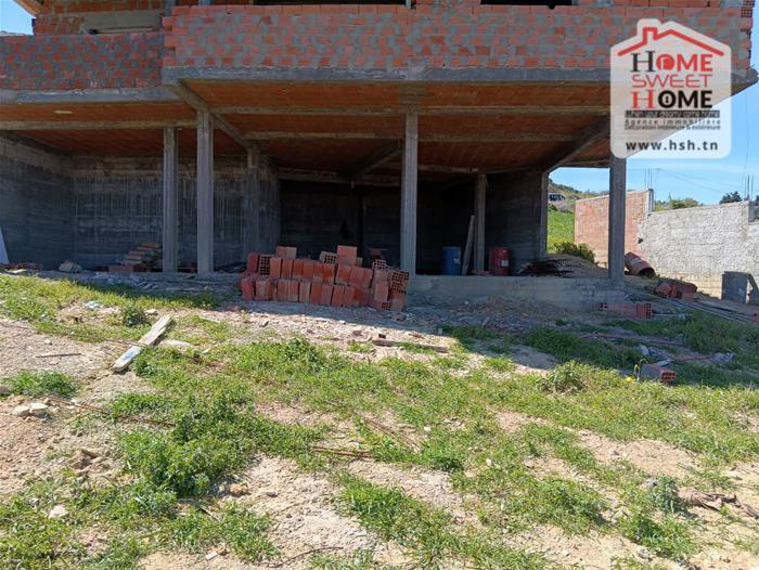 Bizerte Sud&nbsp;Ain El Berda&nbsp;Vente&nbsp;Maisons&nbsp;Villa inachev�e meridia � a�n berda bizerte