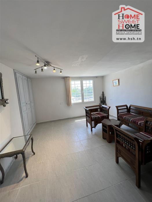La Marsa&nbsp;Marsa Ennassim&nbsp;Location&nbsp;Appart. 3 pi�ces&nbsp;Etage de villa s2 meubl� kira � la marsa