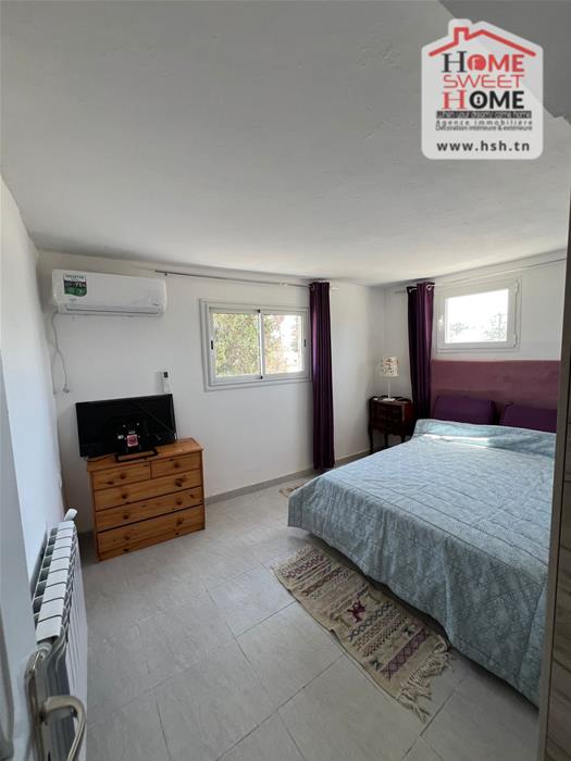 La Marsa&nbsp;Marsa Ennassim&nbsp;Location&nbsp;Appart. 3 pi�ces&nbsp;Etage de villa s2 meubl� kira � la marsa