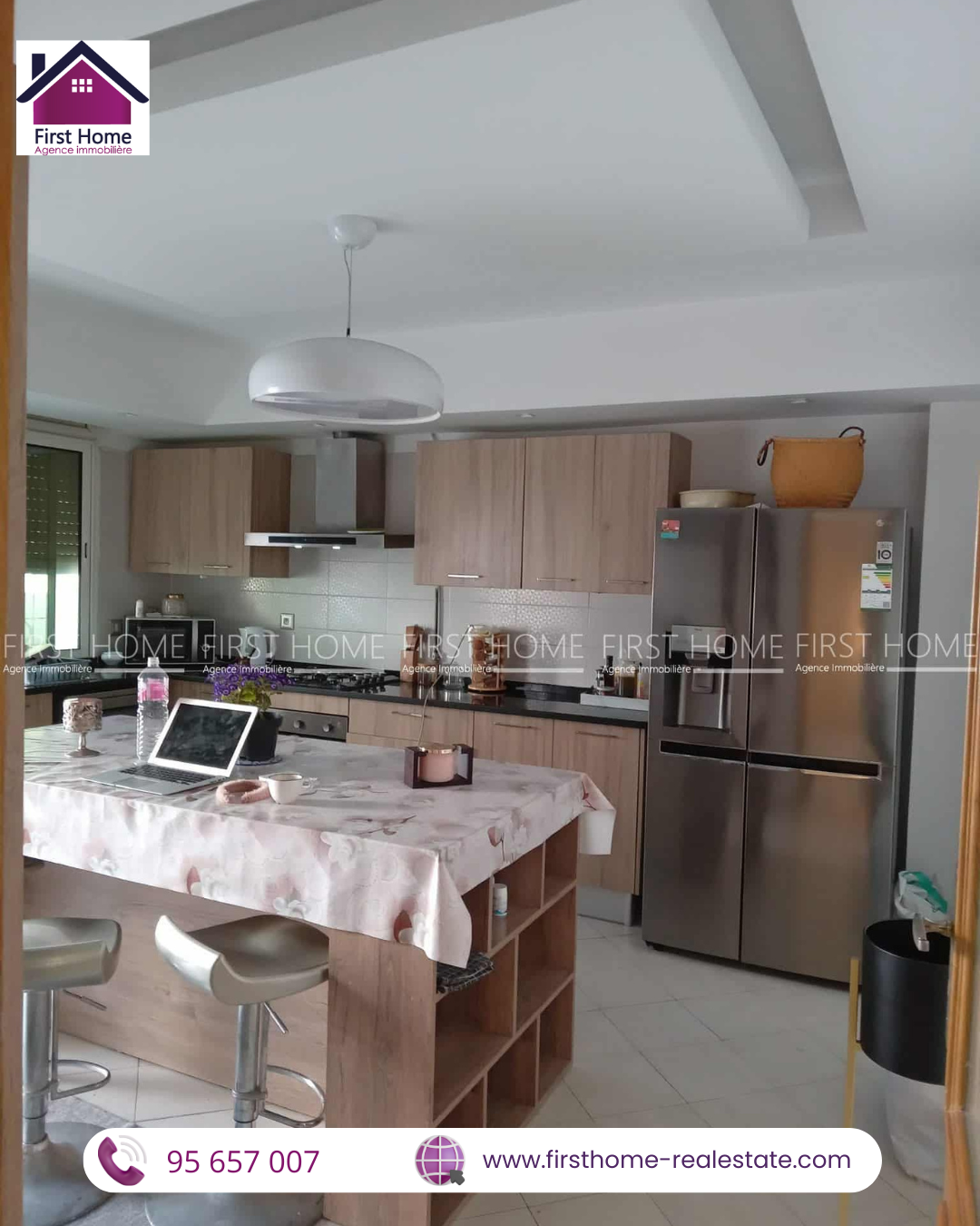 La Marsa&nbsp;Gammart&nbsp;Vente&nbsp;Maisons&nbsp;Triplex haut standing gammarth