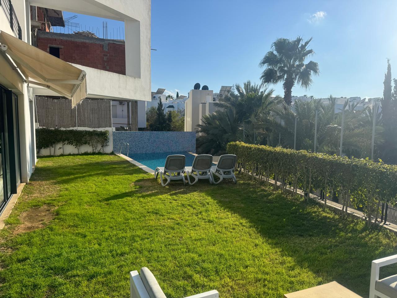 La Marsa&nbsp;Gammart&nbsp;Location&nbsp;Maisons&nbsp;Superbe villa meubl� � gammart sup�rieure