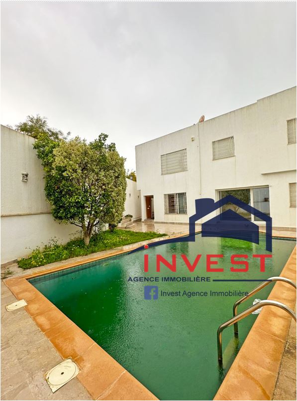 La Marsa&nbsp;Gammart&nbsp;Location&nbsp;Maisons&nbsp;Villa avec piscine � gammarth