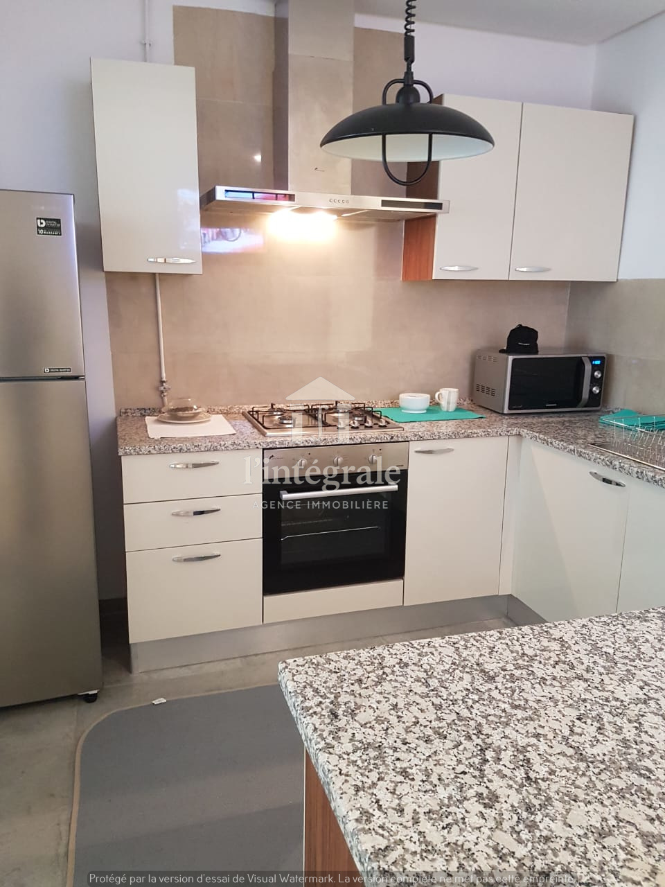 Ariana Ville&nbsp;Cite Ennasr 2&nbsp;Location&nbsp;Appart. 2 pi�ces&nbsp;Superbe s1 haut standing avec jardin