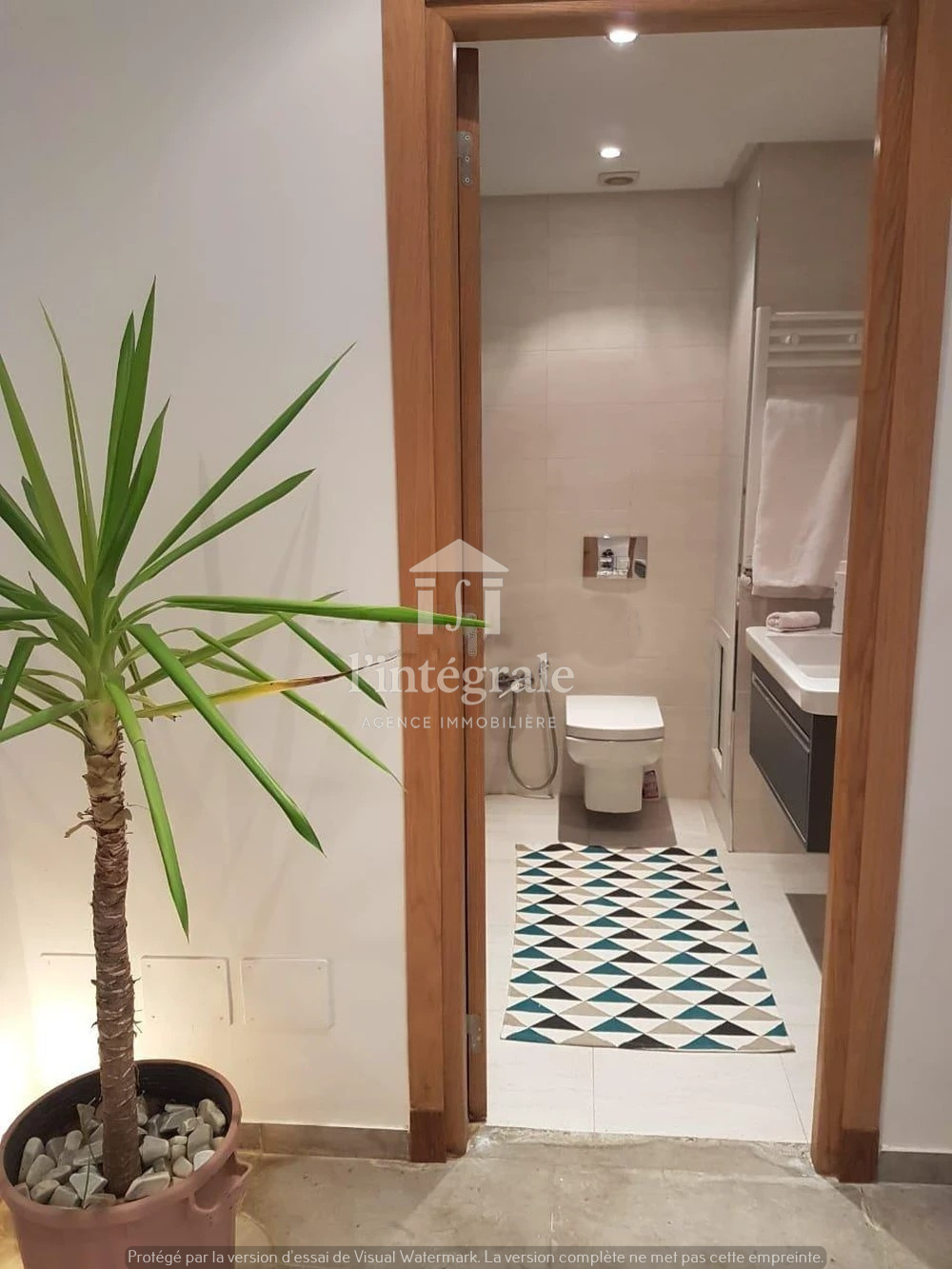 Ariana Ville&nbsp;Cite Ennasr 2&nbsp;Location&nbsp;Appart. 2 pi�ces&nbsp;Superbe s1 haut standing avec jardin