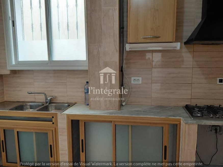 Mnihla&nbsp;Jardins d'el Menzah&nbsp;Location&nbsp;Appart. 3 pi�ces&nbsp;S2 rez de chauss�e villa