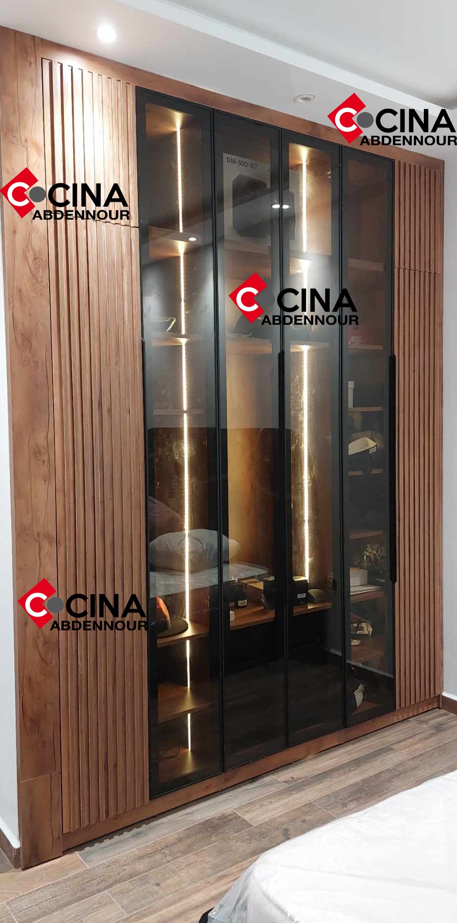 La Soukra&nbsp;Sidi Frej&nbsp;Chambres � coucher&nbsp;Armoires - Dressing&nbsp;Dressing vitr�e