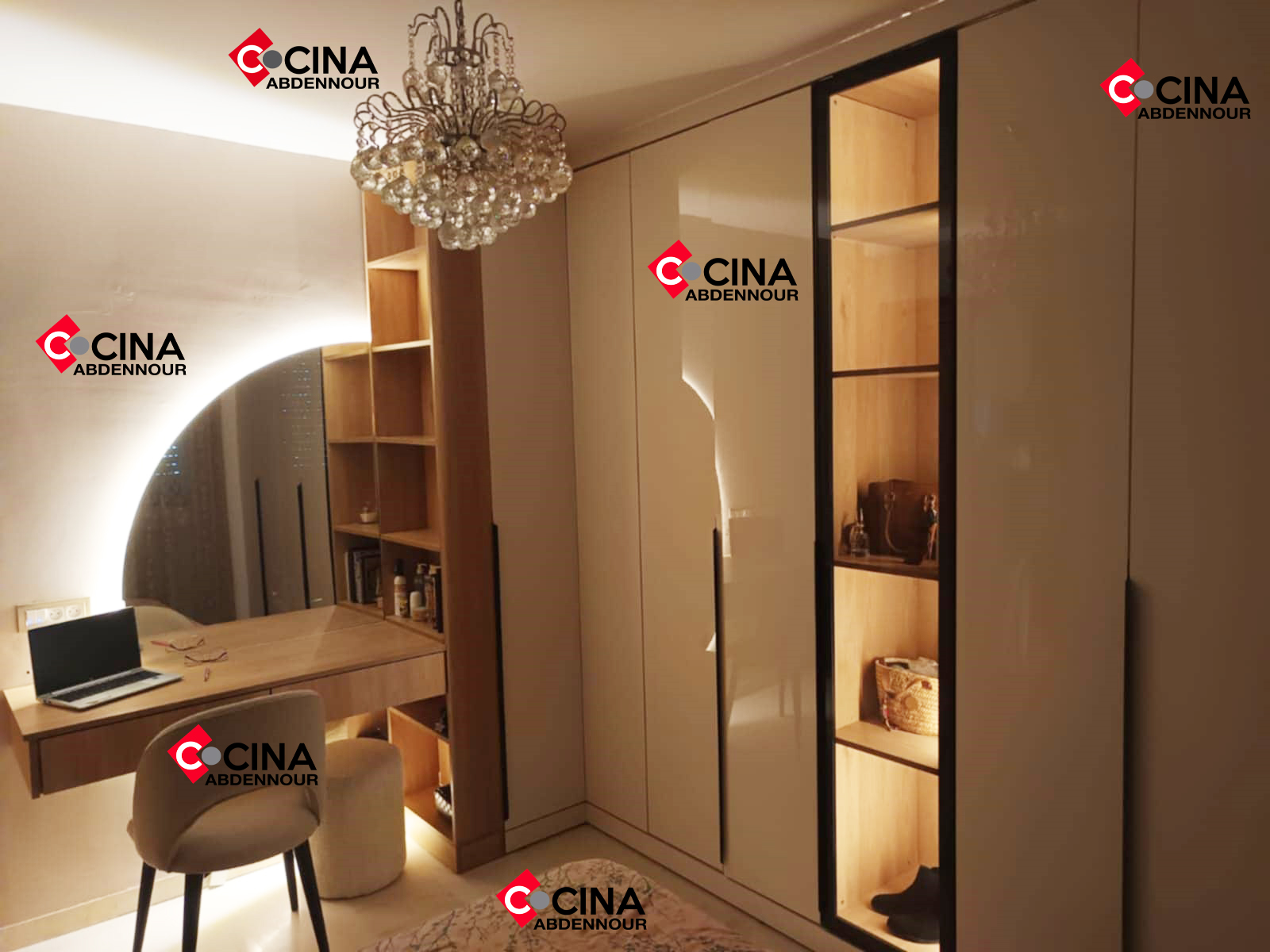 La Soukra&nbsp;Sidi Frej&nbsp;Chambres � coucher&nbsp;Armoires - Dressing&nbsp;Dressing vitr�e