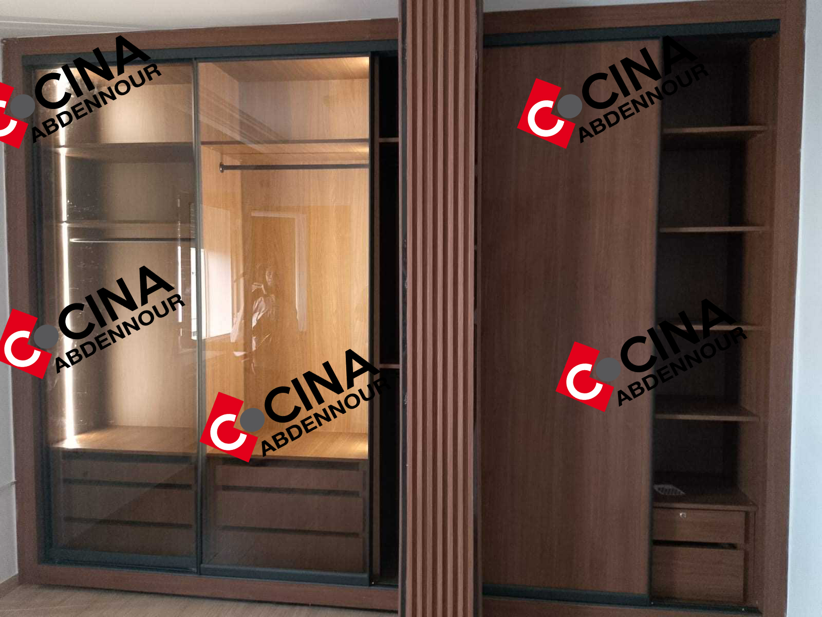 La Soukra&nbsp;Sidi Frej&nbsp;Chambres � coucher&nbsp;Armoires - Dressing&nbsp;Dressing vitr�e