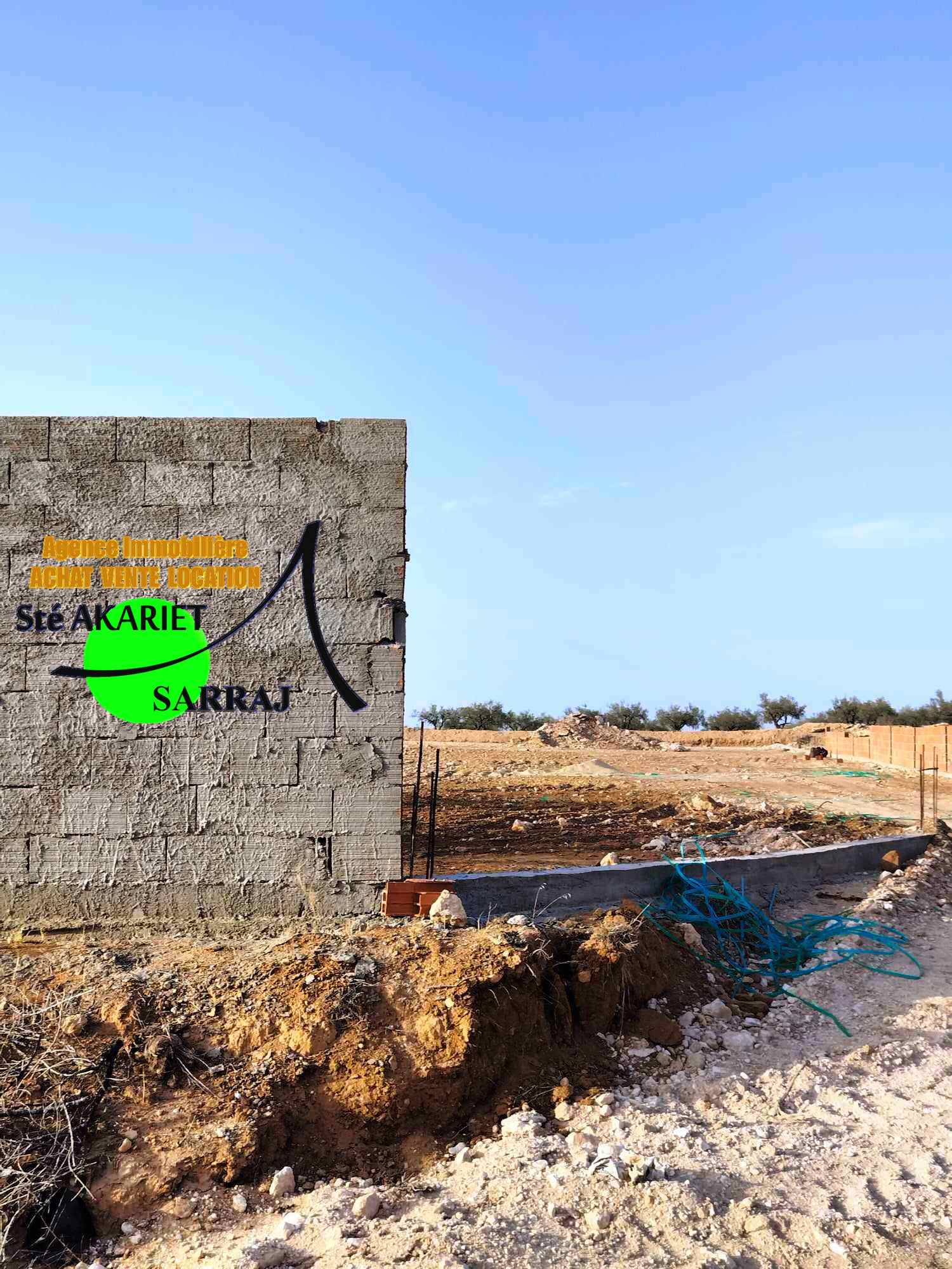 Sidi Bou Ali&nbsp;Sidi Bou Ali&nbsp;Terrain&nbsp;Terrain agricole&nbsp;Terrain agricole cl�tur� 6500m sidi bouali hotmen