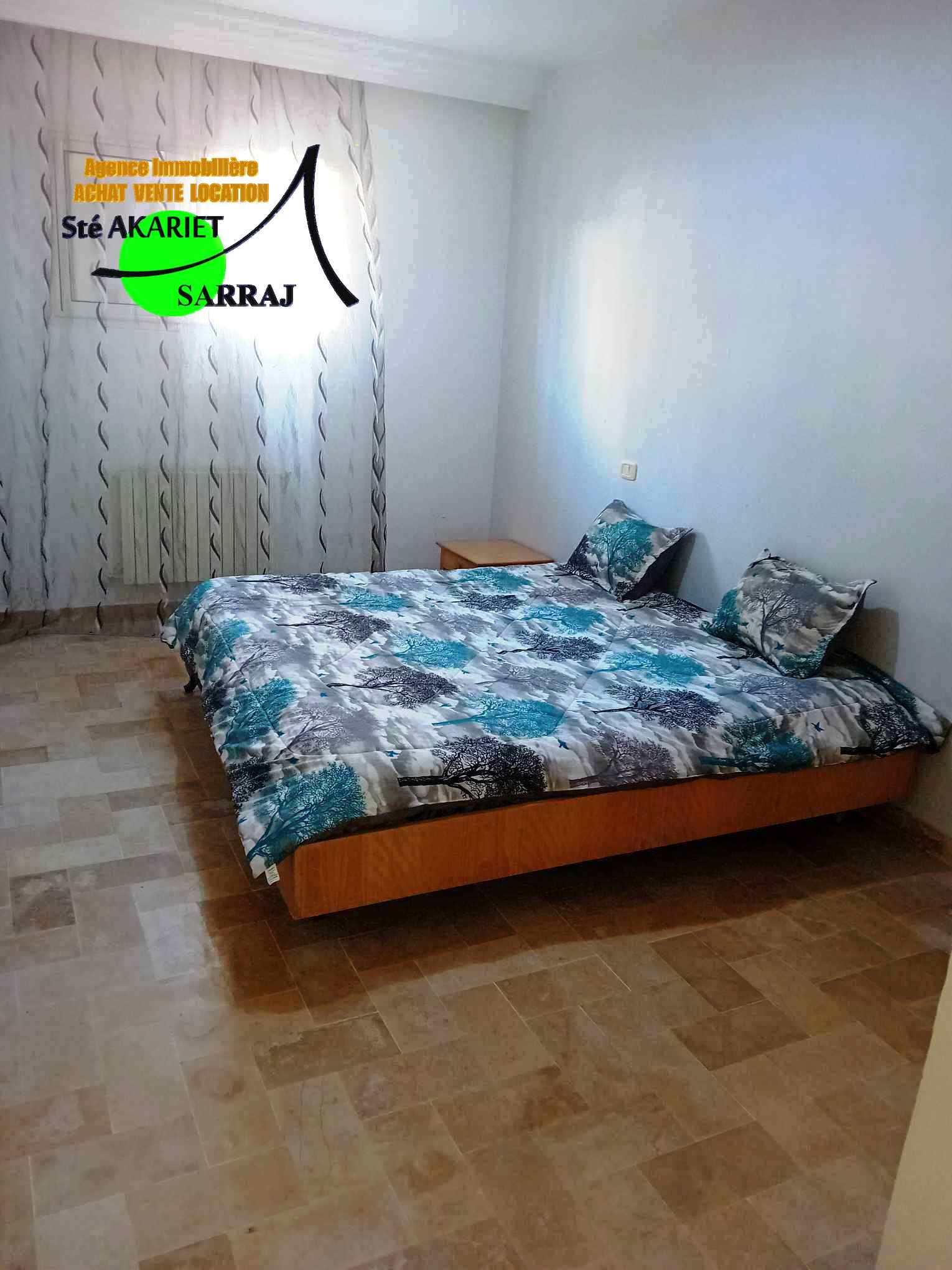 Sousse Jaouhara&nbsp;Khezama Ouest&nbsp;Vente&nbsp;Appart. 3 pi�ces&nbsp;Ne rater pas appartement s2 rdj � khzema ouest