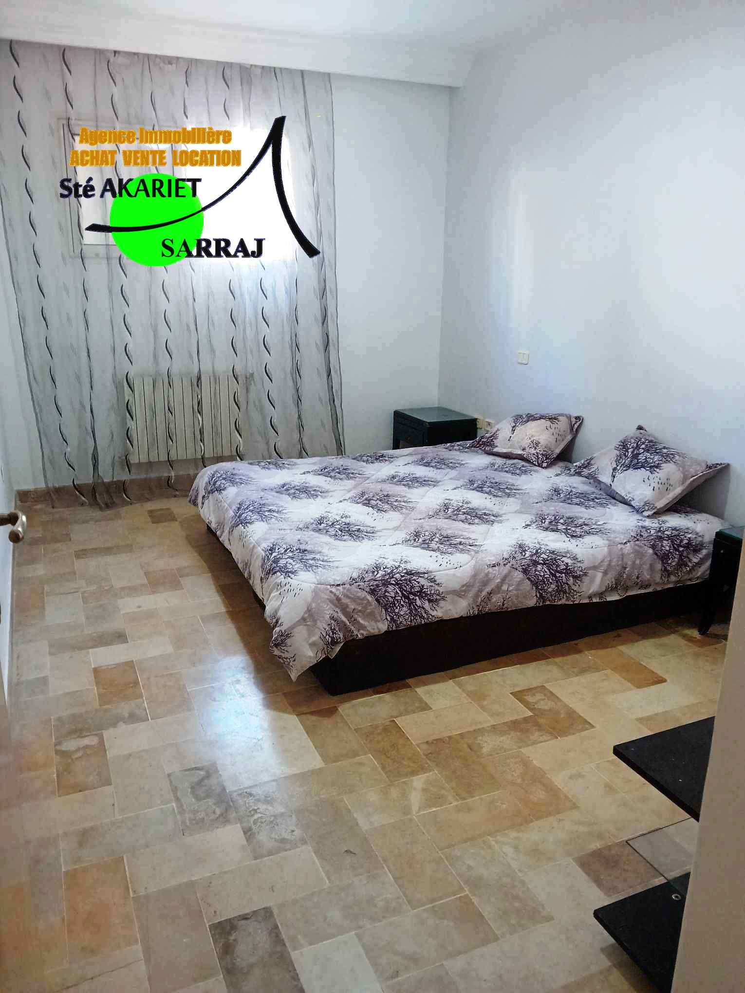 Sousse Jaouhara&nbsp;Khezama Ouest&nbsp;Vente&nbsp;Appart. 3 pi�ces&nbsp;Ne rater pas appartement s2 rdj � khzema ouest