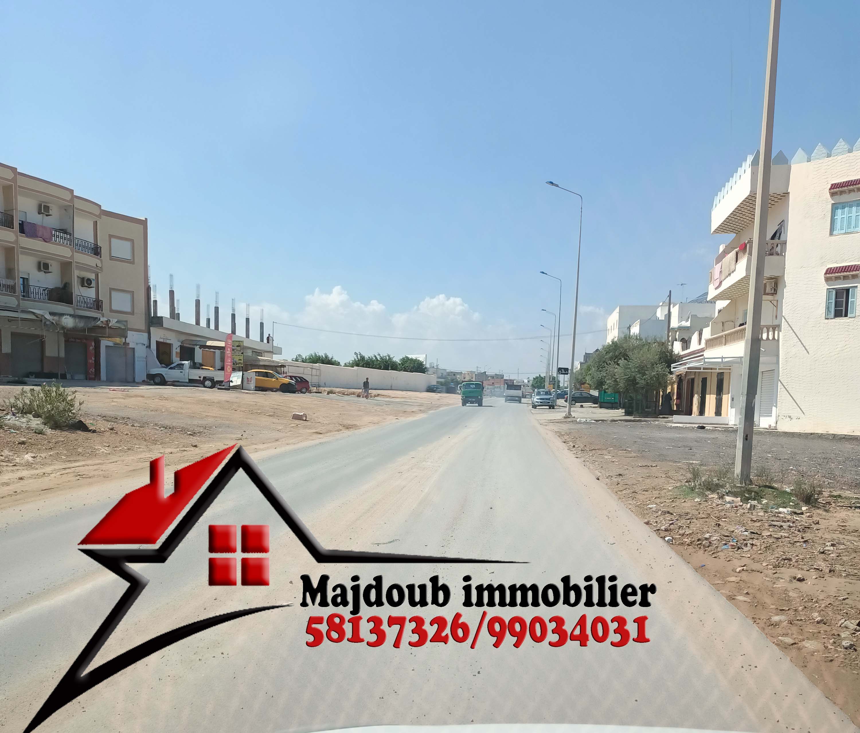 Sousse Riadh&nbsp;Zaouiet Sousse&nbsp;Terrain&nbsp;Terrain nu&nbsp;Lot de coin 7ay matar