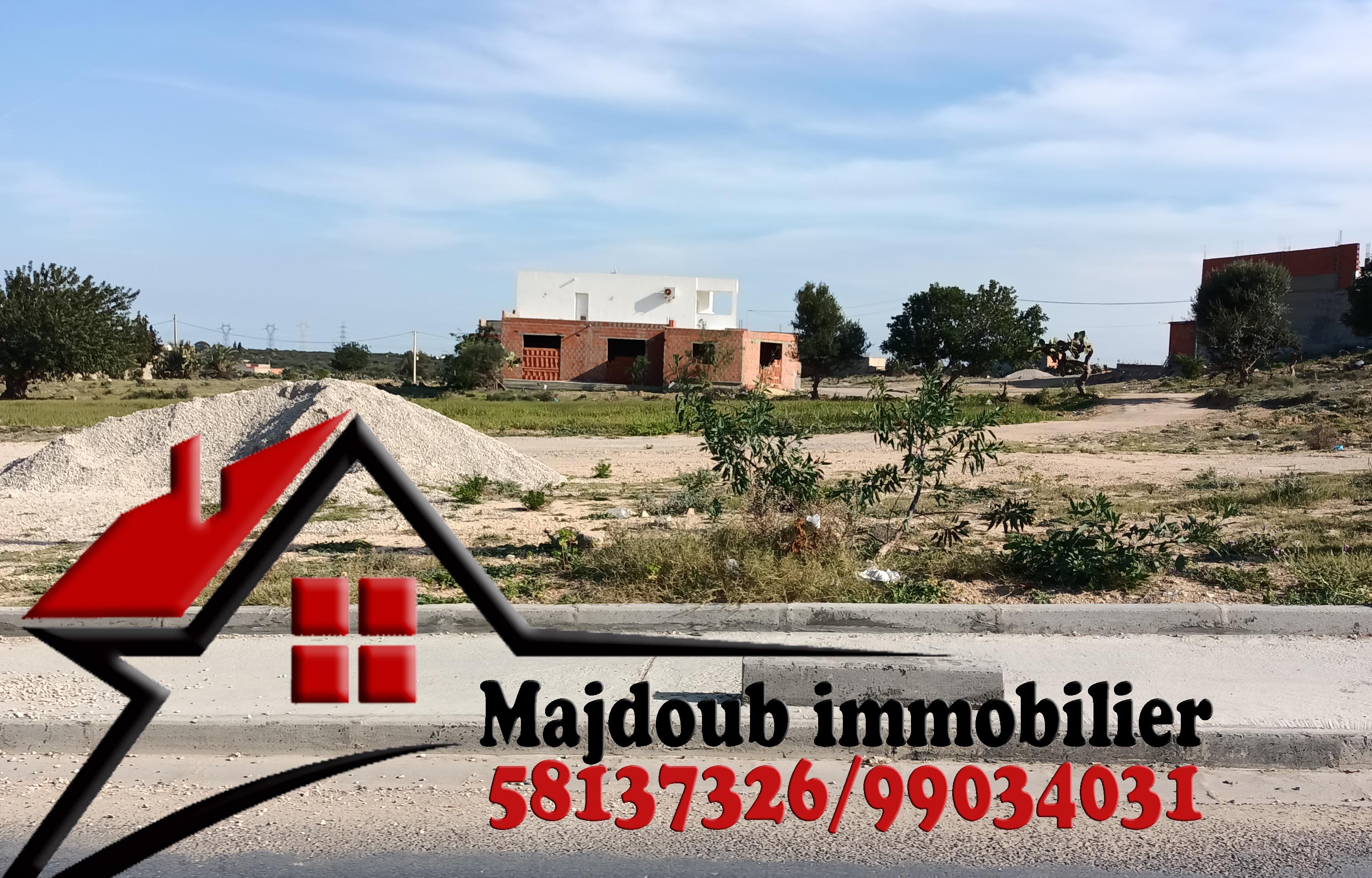 Sousse Riadh&nbsp;Zaouiet Sousse&nbsp;Terrain&nbsp;Terrain nu&nbsp;Lot de coin ksibet sousse