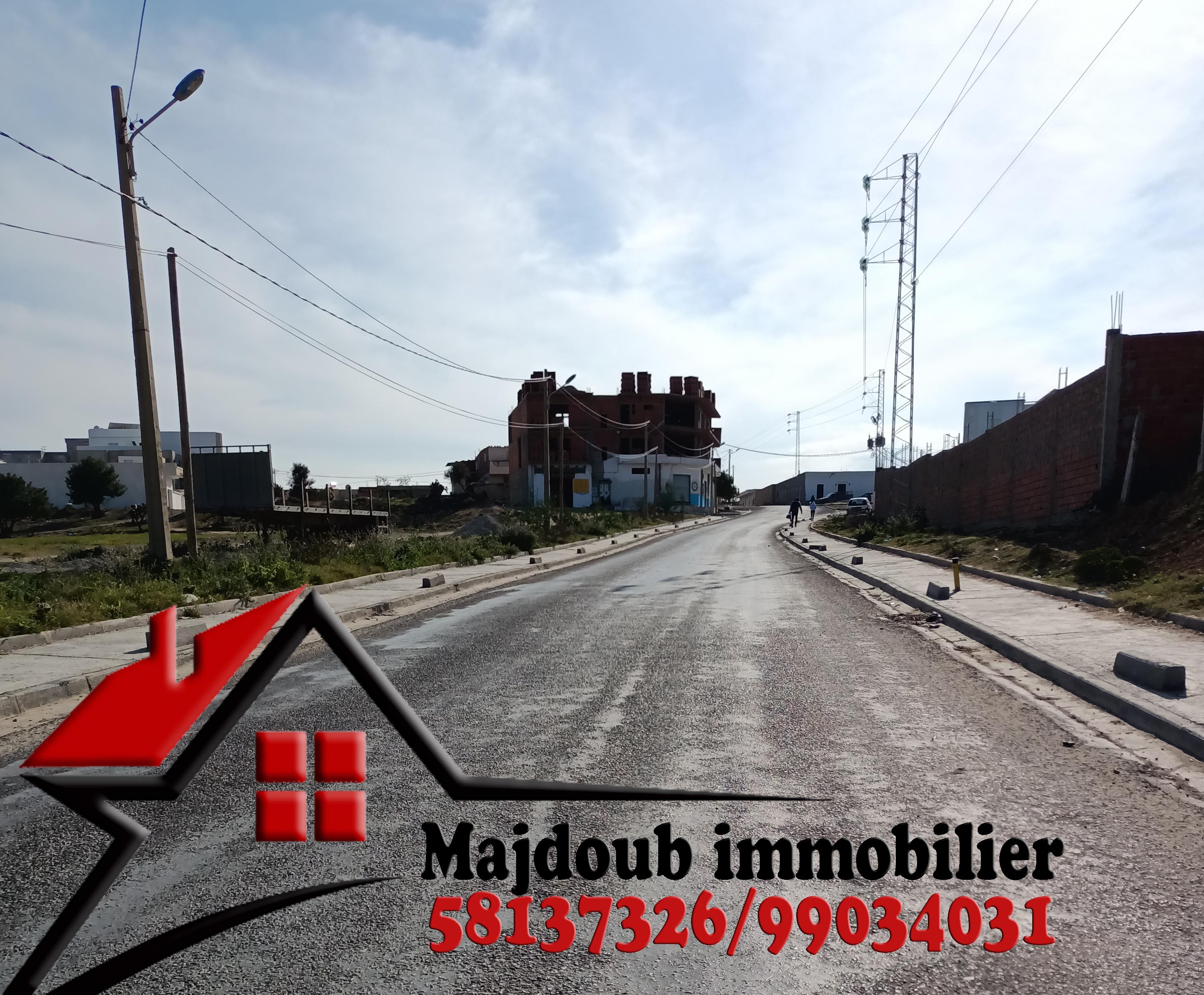 Sousse Riadh&nbsp;Zaouiet Sousse&nbsp;Terrain&nbsp;Terrain nu&nbsp;Lot de coin ksibet sousse