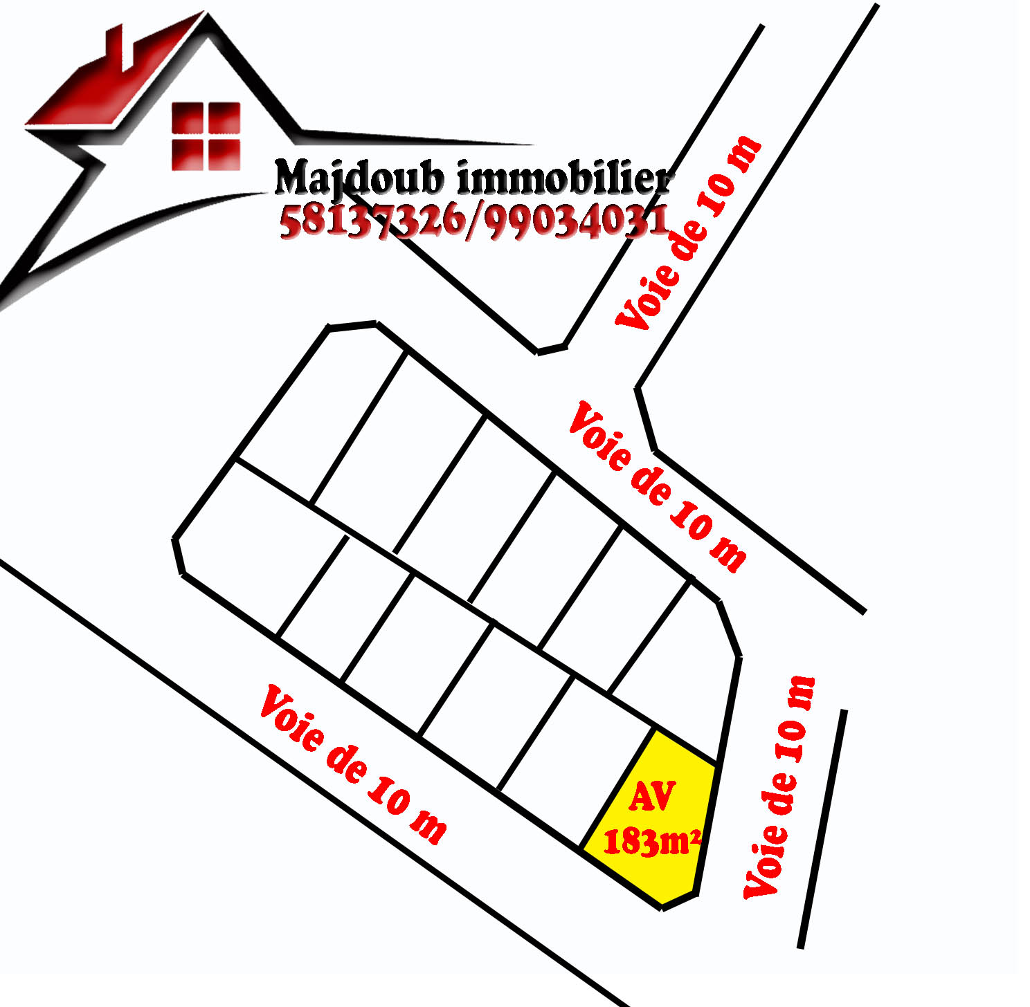 Sousse Riadh&nbsp;Zaouiet Sousse&nbsp;Terrain&nbsp;Terrain nu&nbsp;Lot de coin � zaouiet