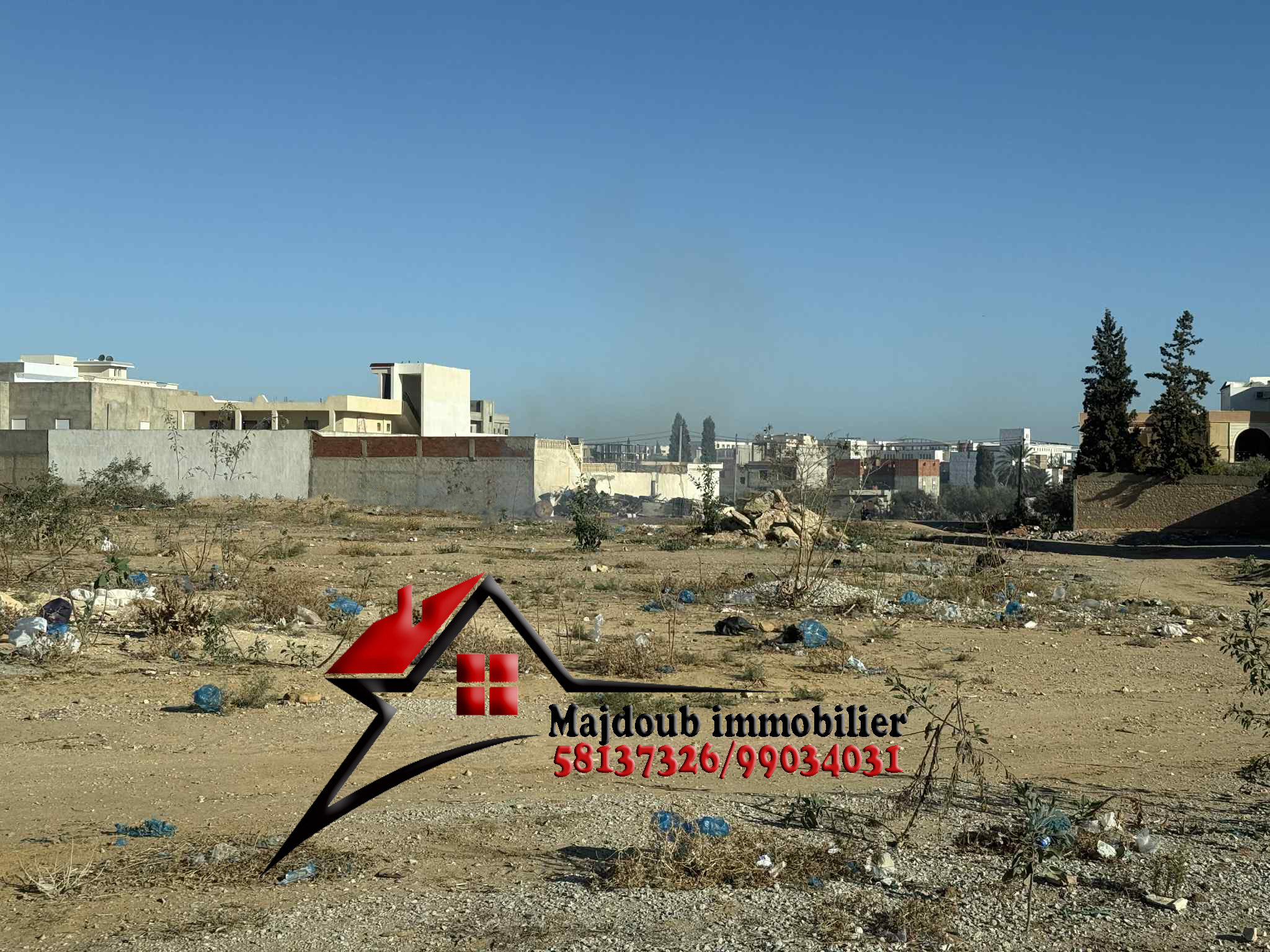 Sousse Riadh&nbsp;Zaouiet Sousse&nbsp;Terrain&nbsp;Terrain nu&nbsp;Lot de coin � zaouiet