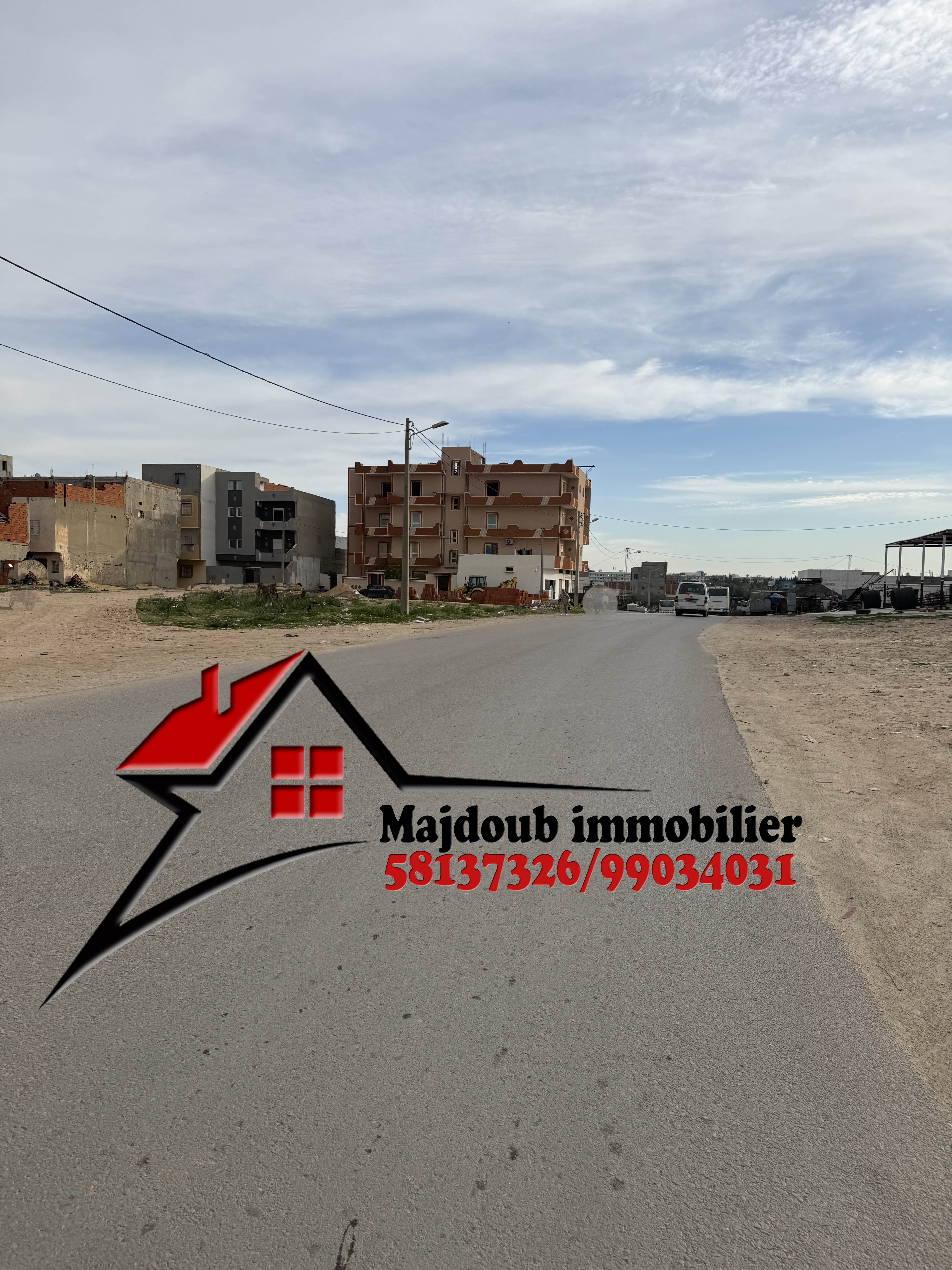 Sousse Riadh&nbsp;Zaouiet Sousse&nbsp;Terrain&nbsp;Terrain nu&nbsp;Terrain que fait le coin hay matar