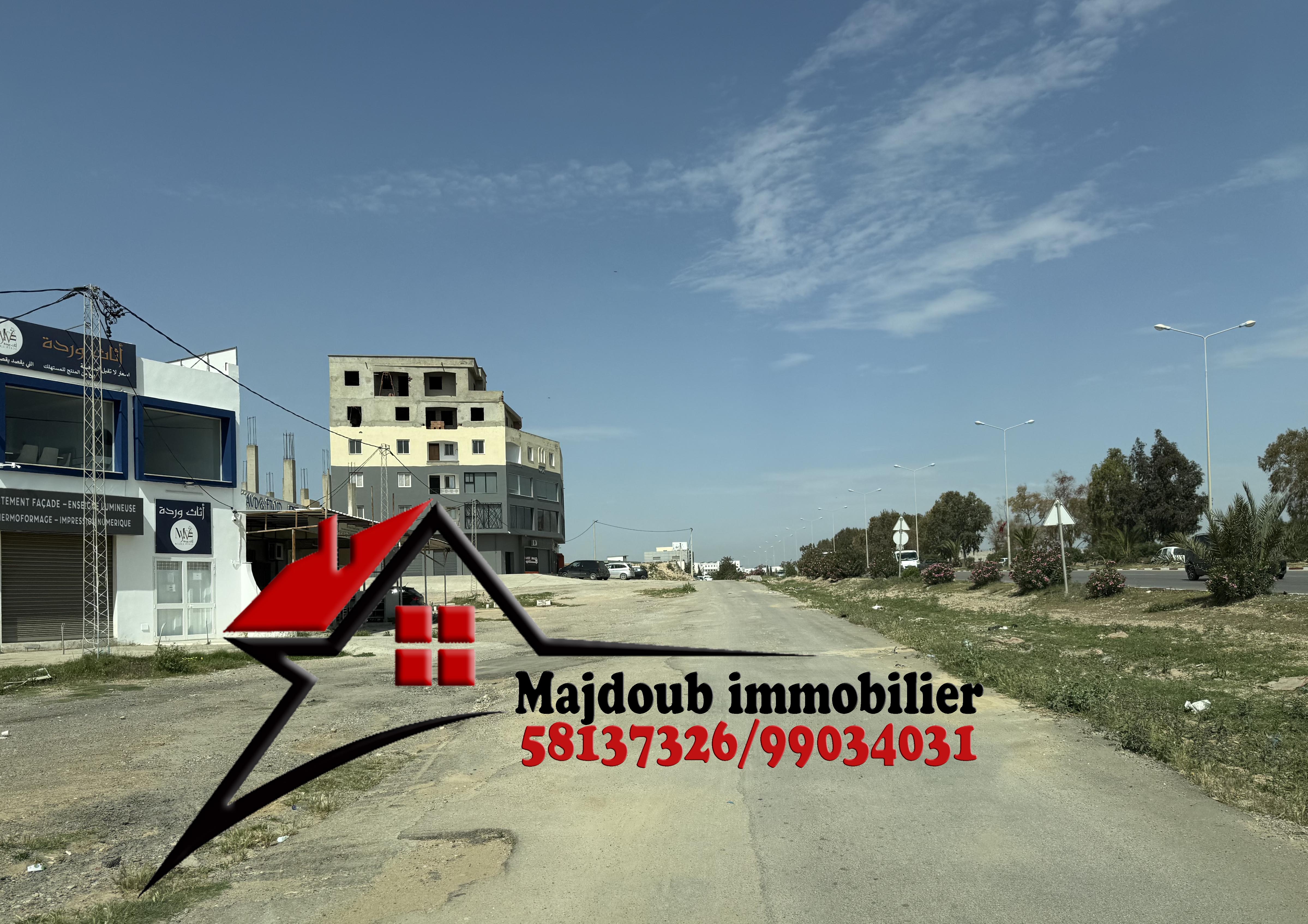 Sousse Riadh&nbsp;Zaouiet Sousse&nbsp;Terrain&nbsp;Terrain nu&nbsp;Terrain 411 m bon emplacement