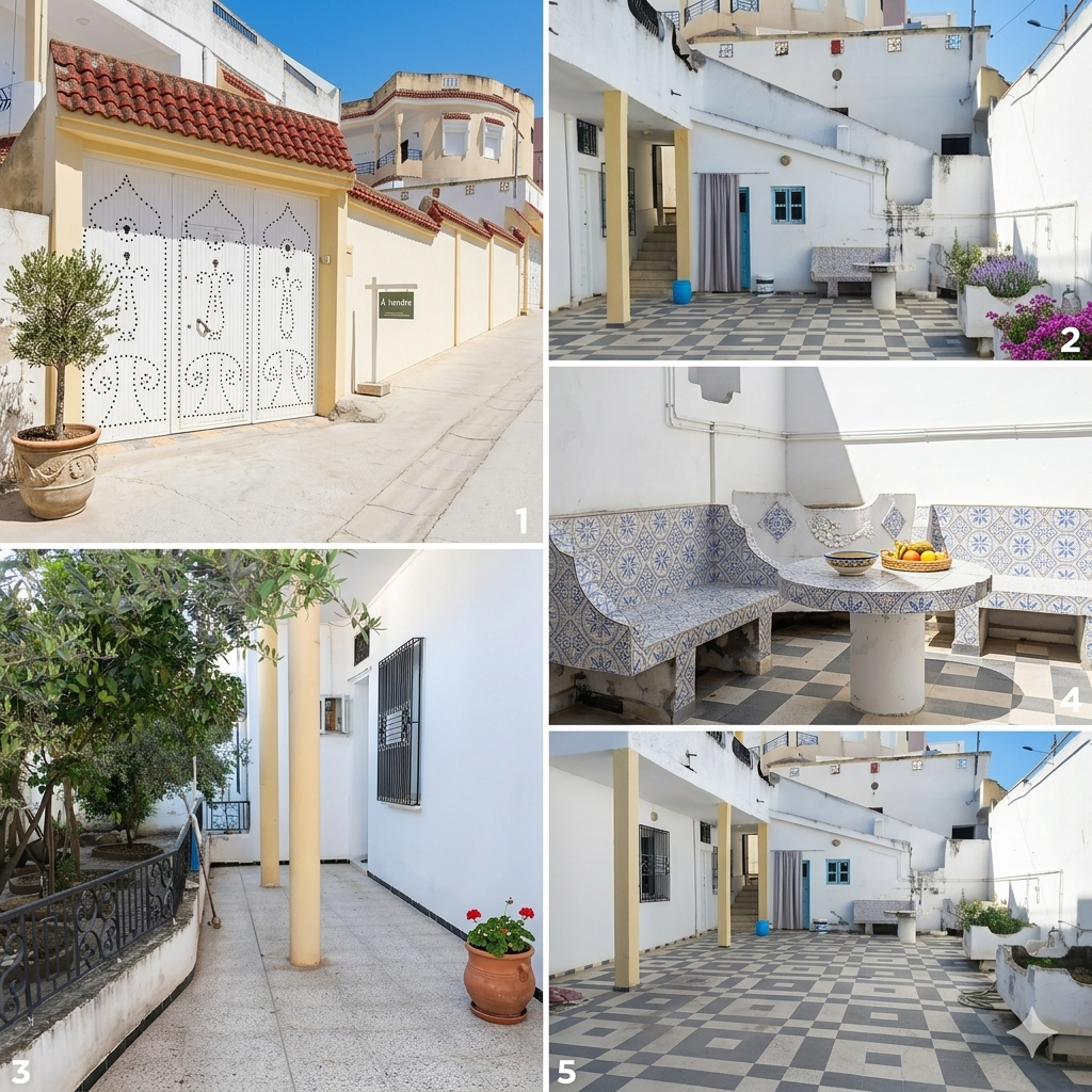 Beja Sud&nbsp;Cite El Amel&nbsp;Vente&nbsp;Maisons&nbsp;Villa avec jardin