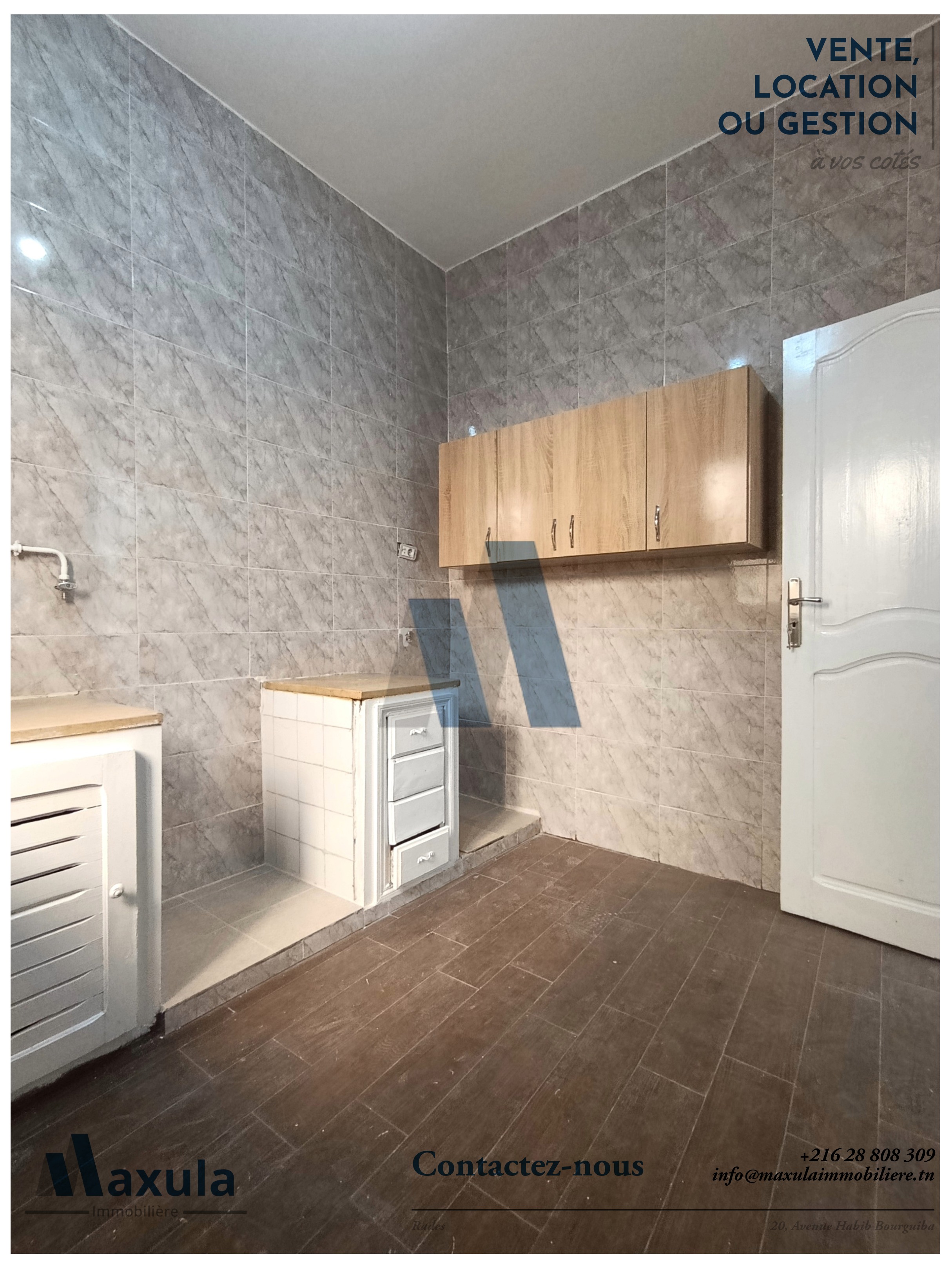 Rades&nbsp;Rades El Mrah&nbsp;Location&nbsp;Appart. 2 pi�ces&nbsp;Appartement s1 a rades mrah