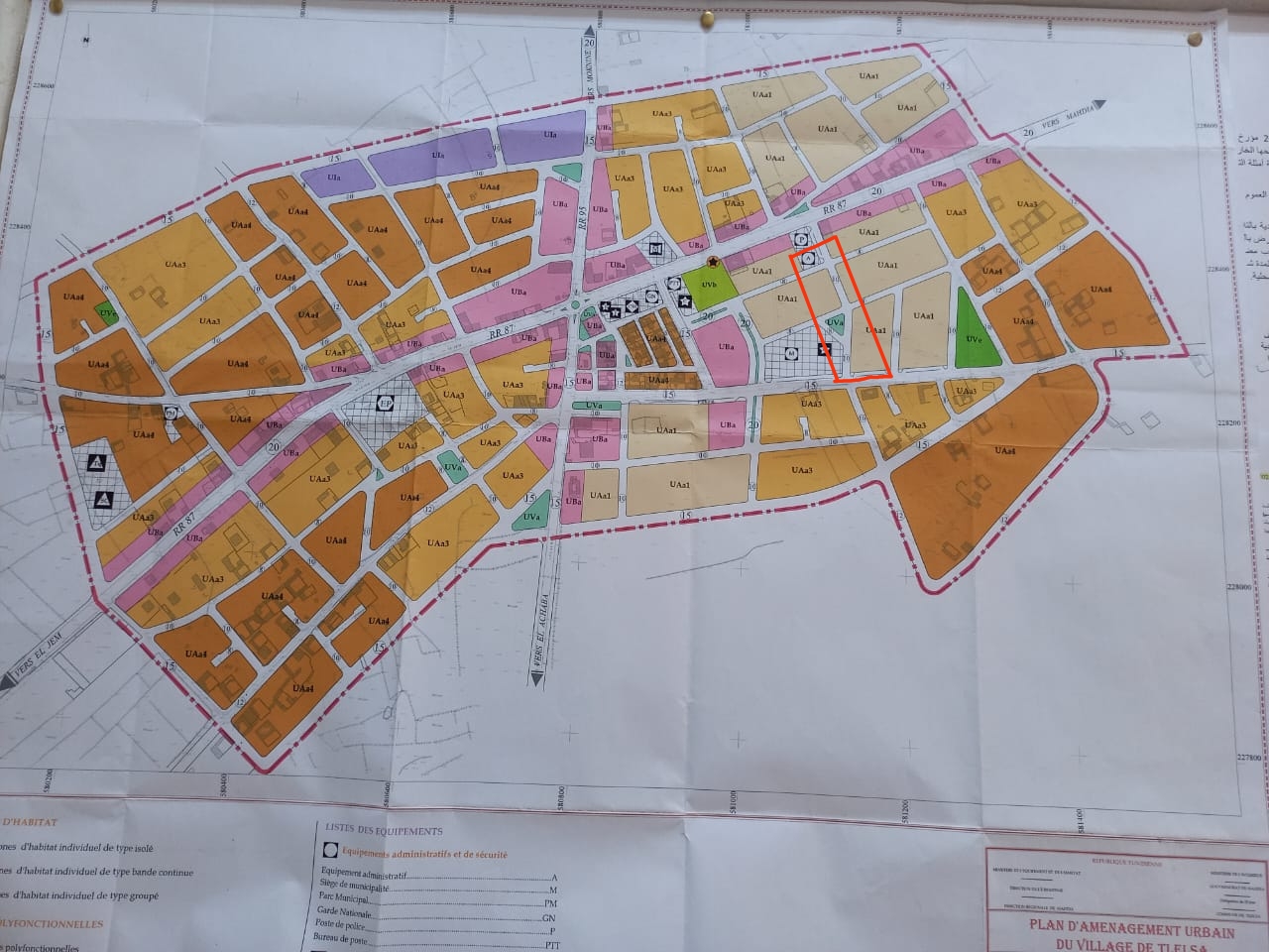 El Jem&nbsp;Tlelsa&nbsp;Terrain&nbsp;Terrain nu&nbsp;Terrain nu pour construire