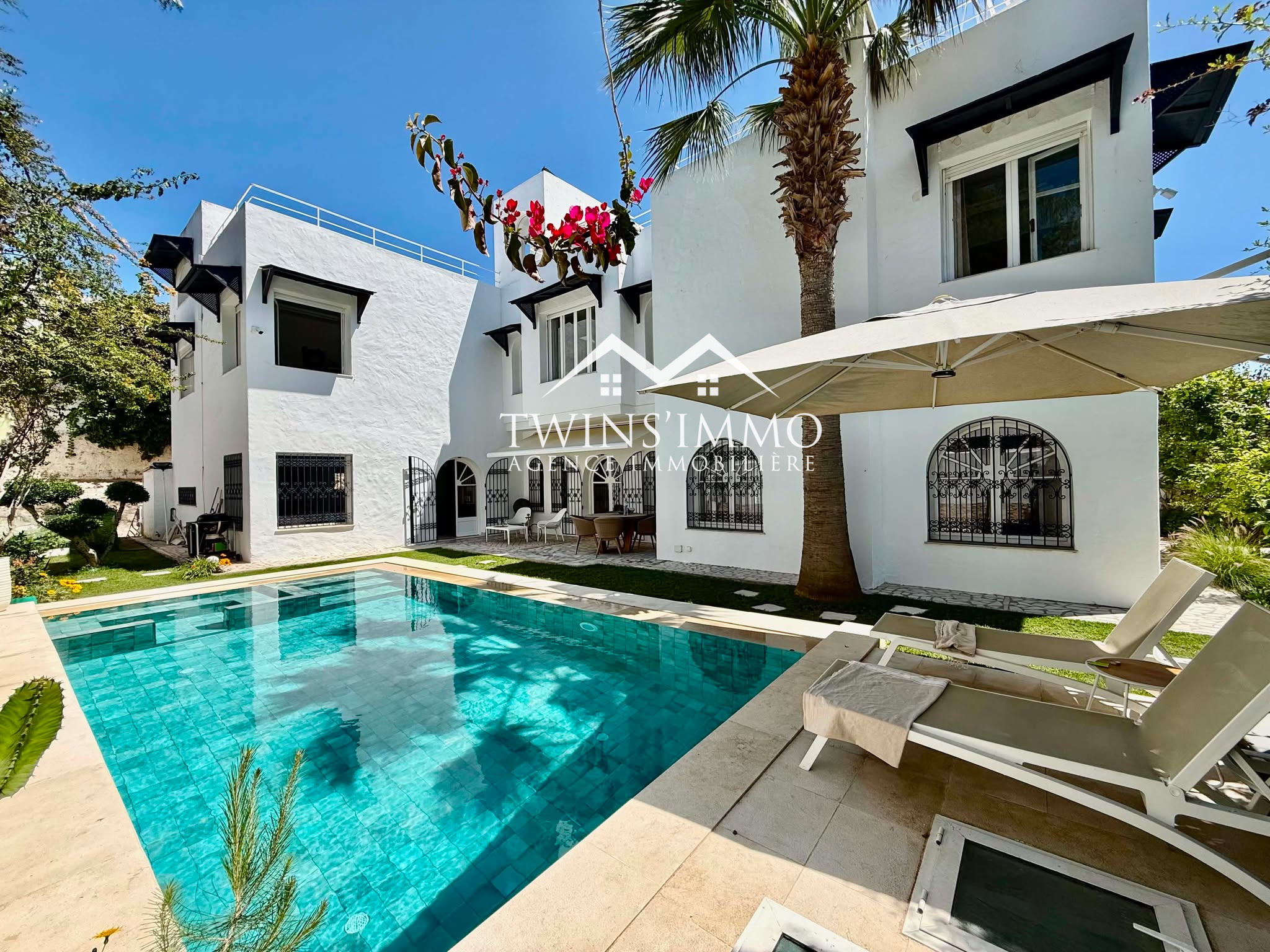 La Marsa&nbsp;Gammart&nbsp;Vente&nbsp;Maisons&nbsp;Superbe villa � gammarth sup�rieur