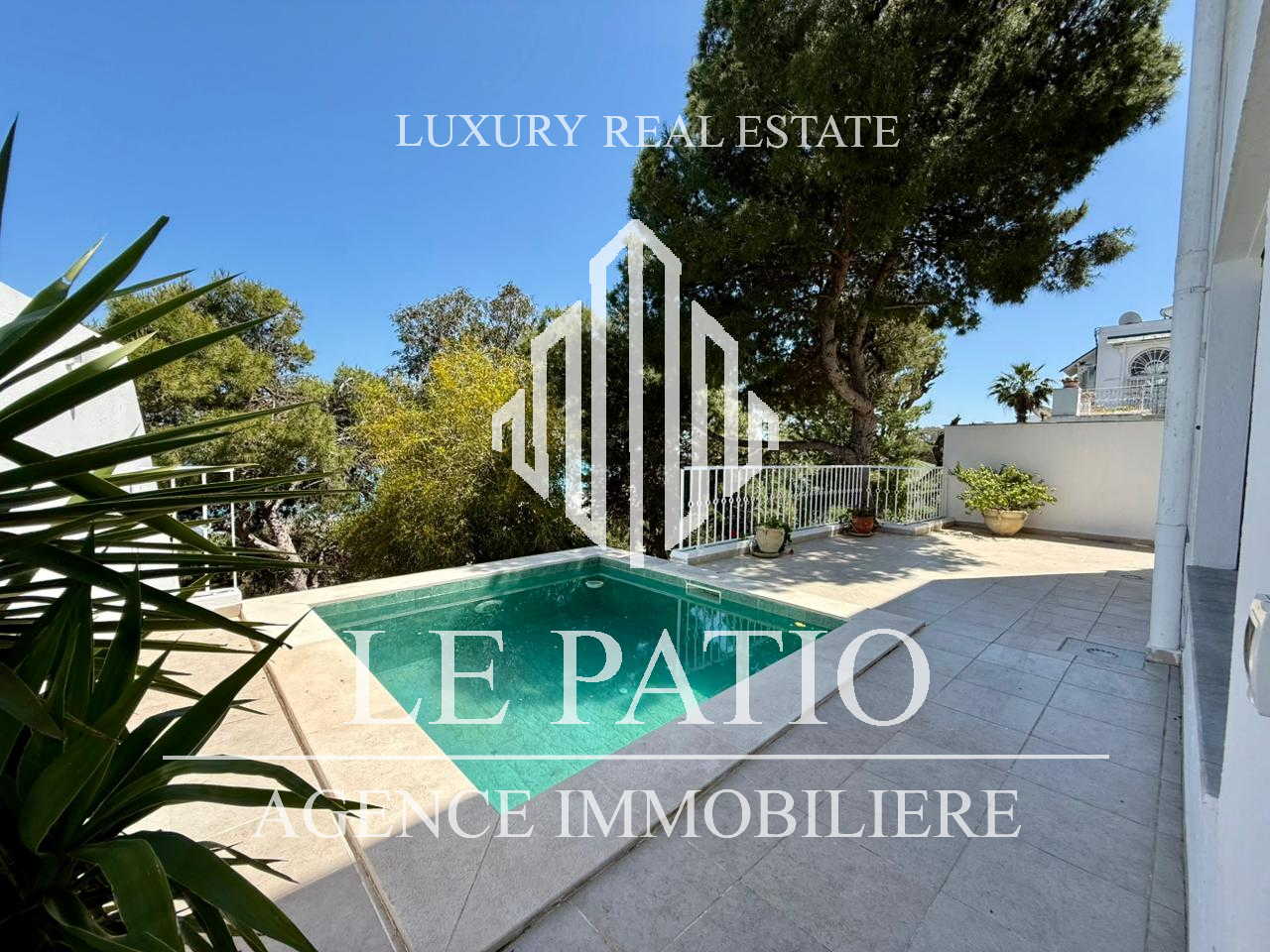 La Marsa&nbsp;Gammart&nbsp;Location&nbsp;Maisons&nbsp;Villa s4 avec vue mer situ�e � la marsa