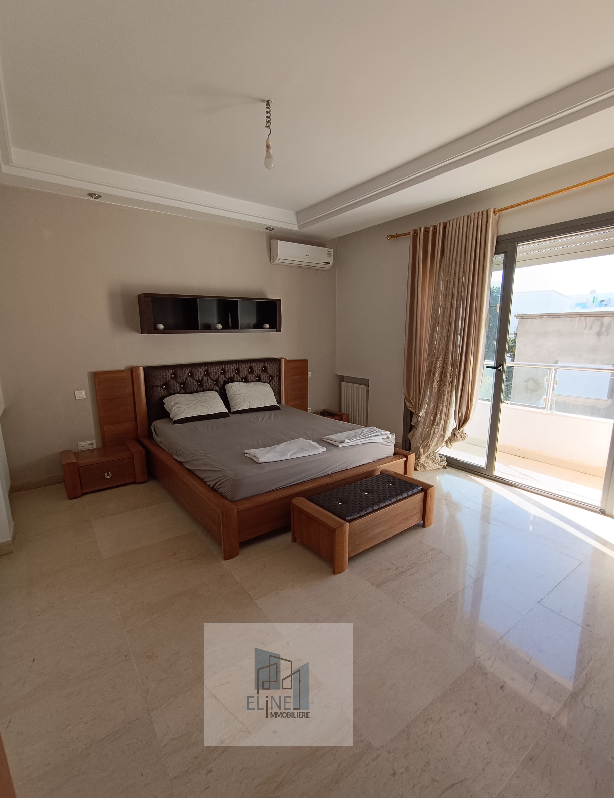 La Marsa&nbsp;El Aouina&nbsp;Location&nbsp;Appart. 2 pi�ces&nbsp;Appt s plus 2 meublee a l'aouina