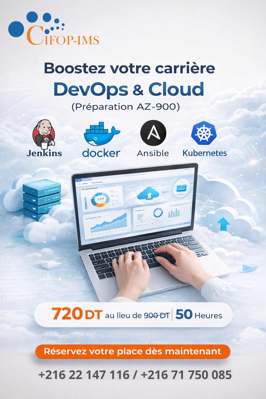 El Menzah&nbsp;El Menzah 1&nbsp;En groupe&nbsp;Autre&nbsp;Formation devops az 900