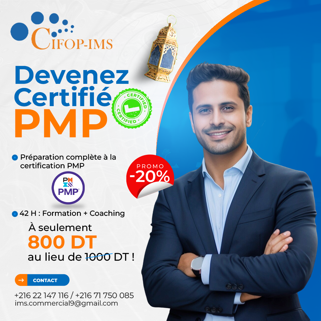El Menzah&nbsp;El Menzah 1&nbsp;En groupe&nbsp;Autre&nbsp;Formation  pmp