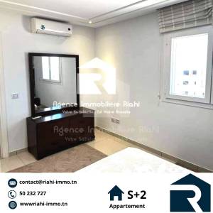 Sousse Jaouhara&nbsp;Sahloul&nbsp;Vente&nbsp;Appart. 1 pi�ce&nbsp;   un appartement s2 meubl ref916a