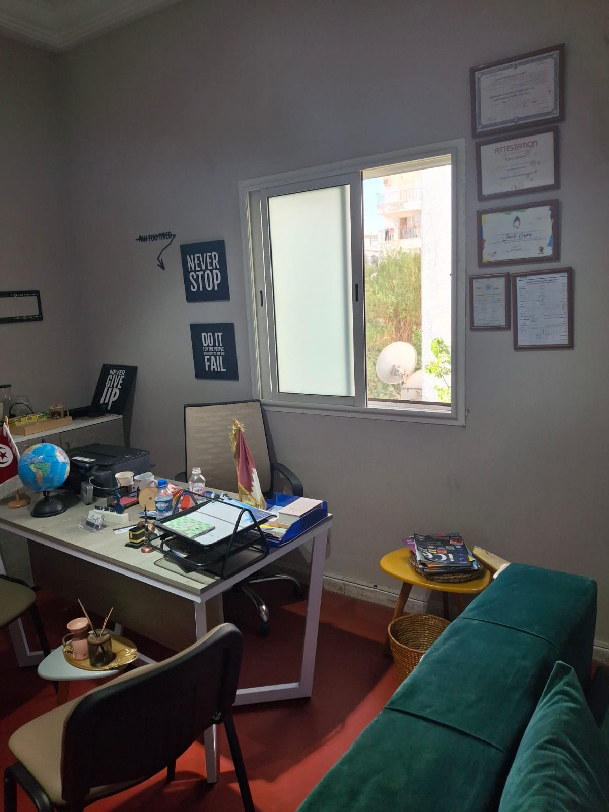 Ariana Ville&nbsp;El Menzah 5&nbsp;Location&nbsp;Autre&nbsp;Beau bureau menzah 5