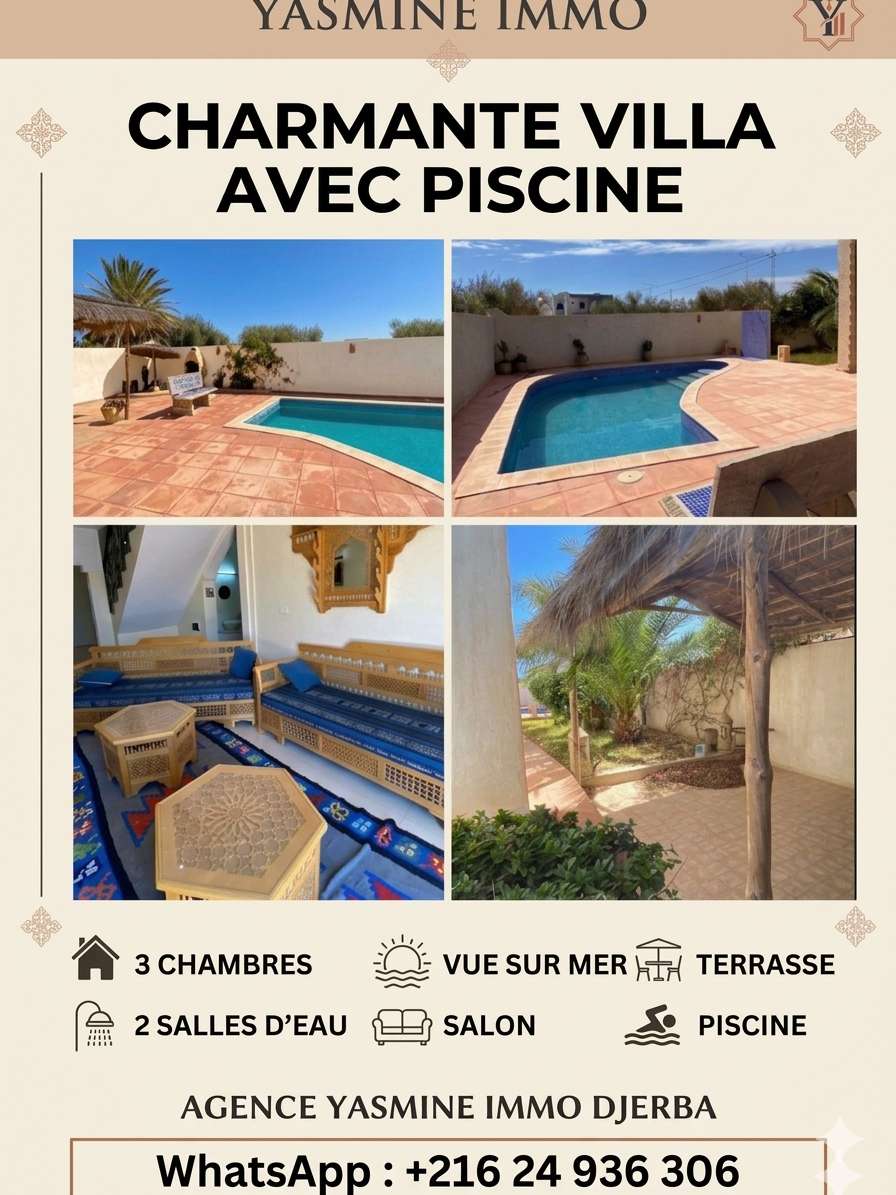 Djerba - Midoun&nbsp;Midoun&nbsp;Vente&nbsp;Maisons&nbsp;Occasion en or � ne pas rater