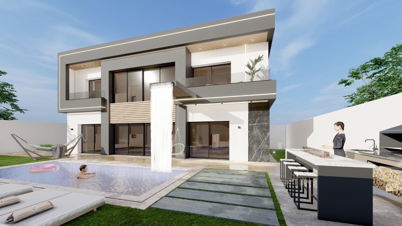 Hammamet&nbsp;Hammamet&nbsp;Vente&nbsp;Maisons&nbsp;Une charmante villa 500m2 terrain